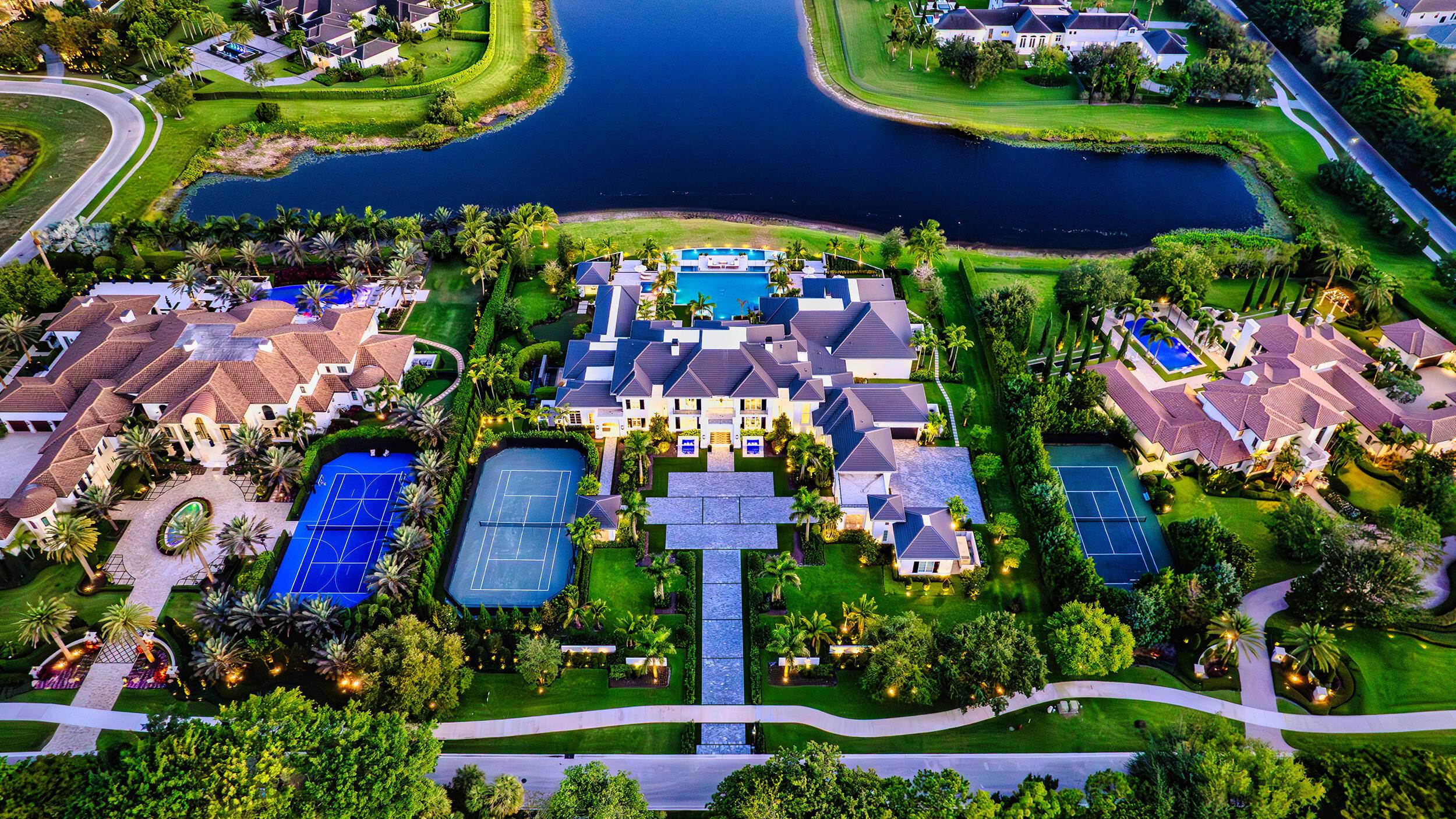 Stately Stone Creek Ranch Lakefront Estate sited on 2.