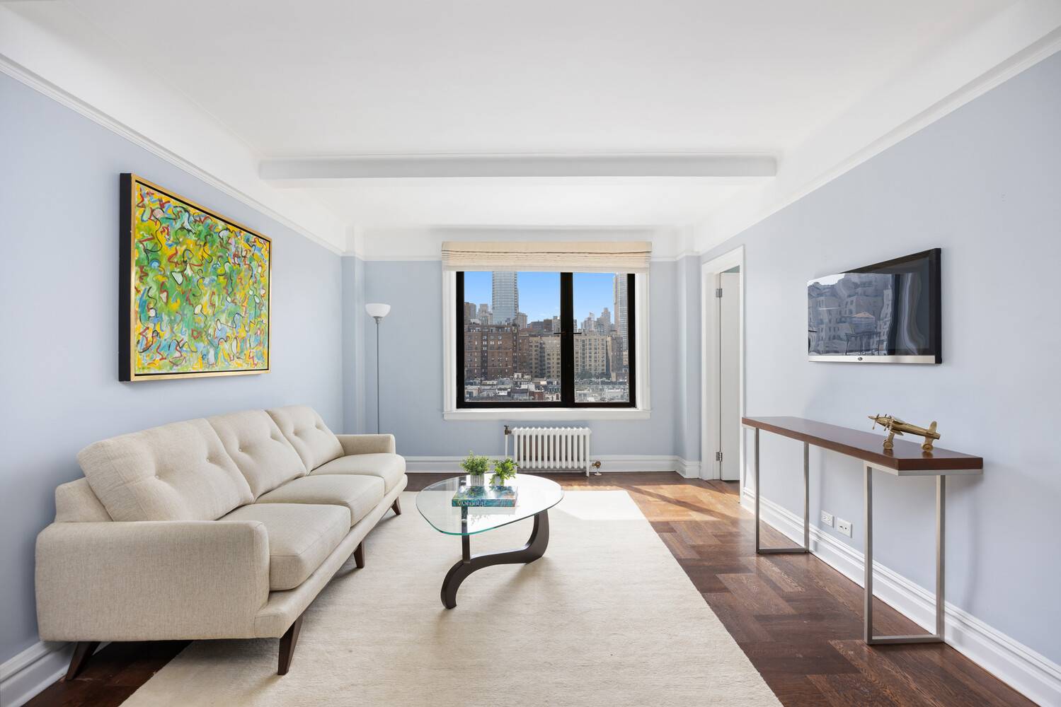 ALL OPEN HOUSES BY APPOINTMENT ONLY SEE VIDEO FOR MORE DETAILS Both the elegant living room and sun flooded bedroom of this lovely prewar home offers breathtaking open south city ...