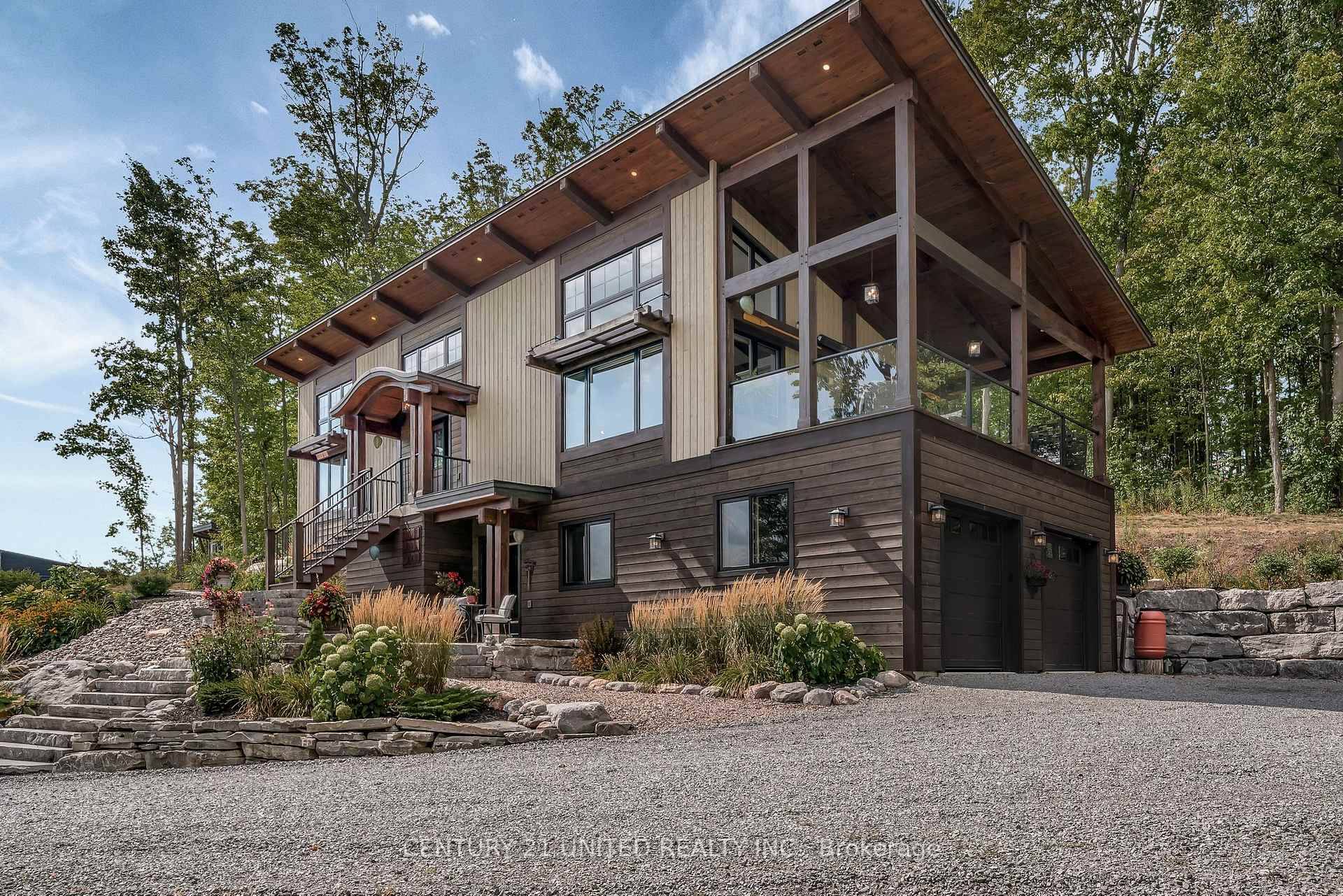 Indoor Sauna Deeded Waterfront Access Recently Built Hybrid Home 2020One of a kind architectural masterpiece by Discovery Dream Homes with vaulted 13 foot ceilings, exposed timber beams, and finishes that ...