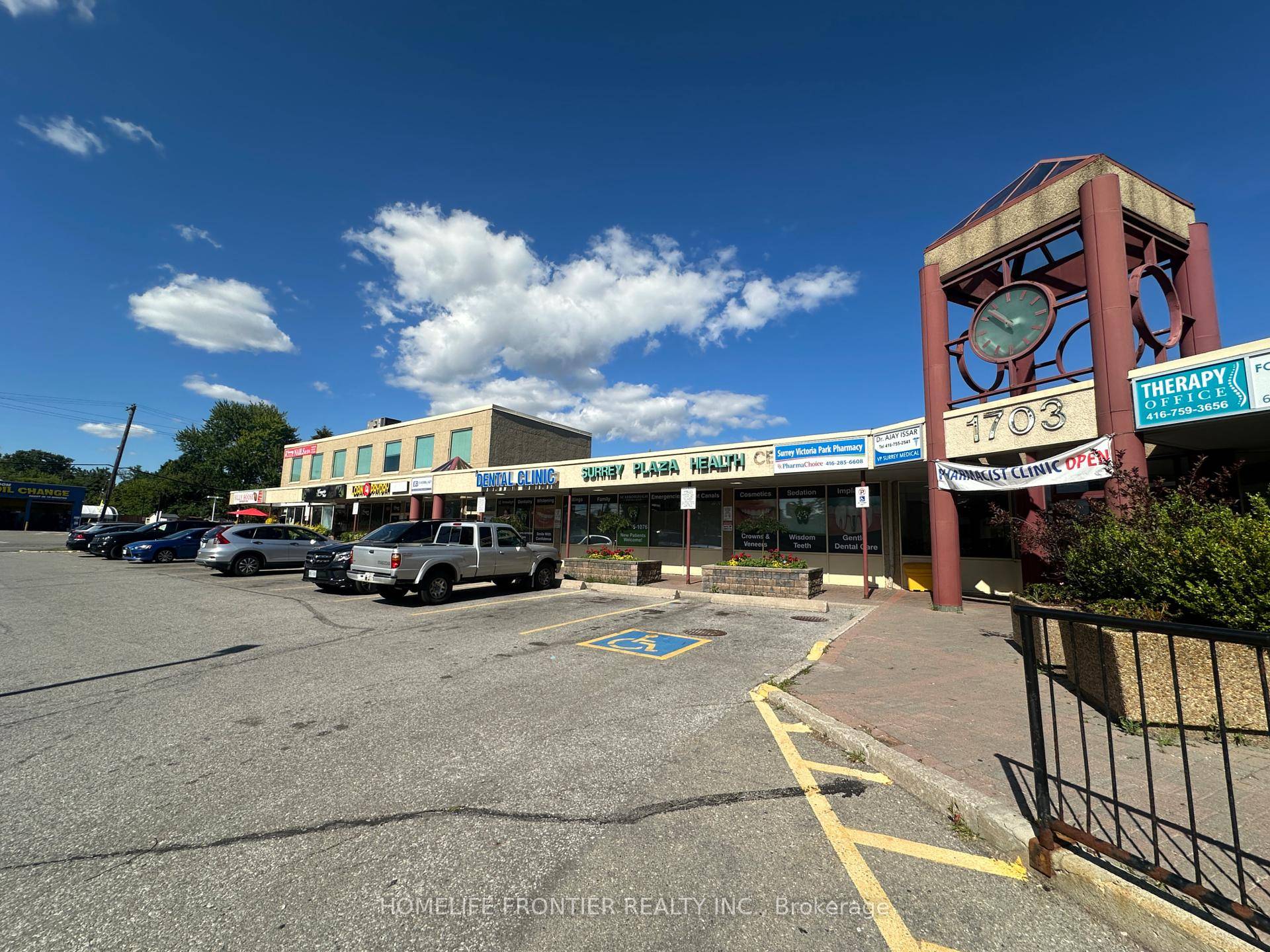 Excellent opportunity in a high visibility plaza on Victoria Park Ave with TTC at the doorstep !
