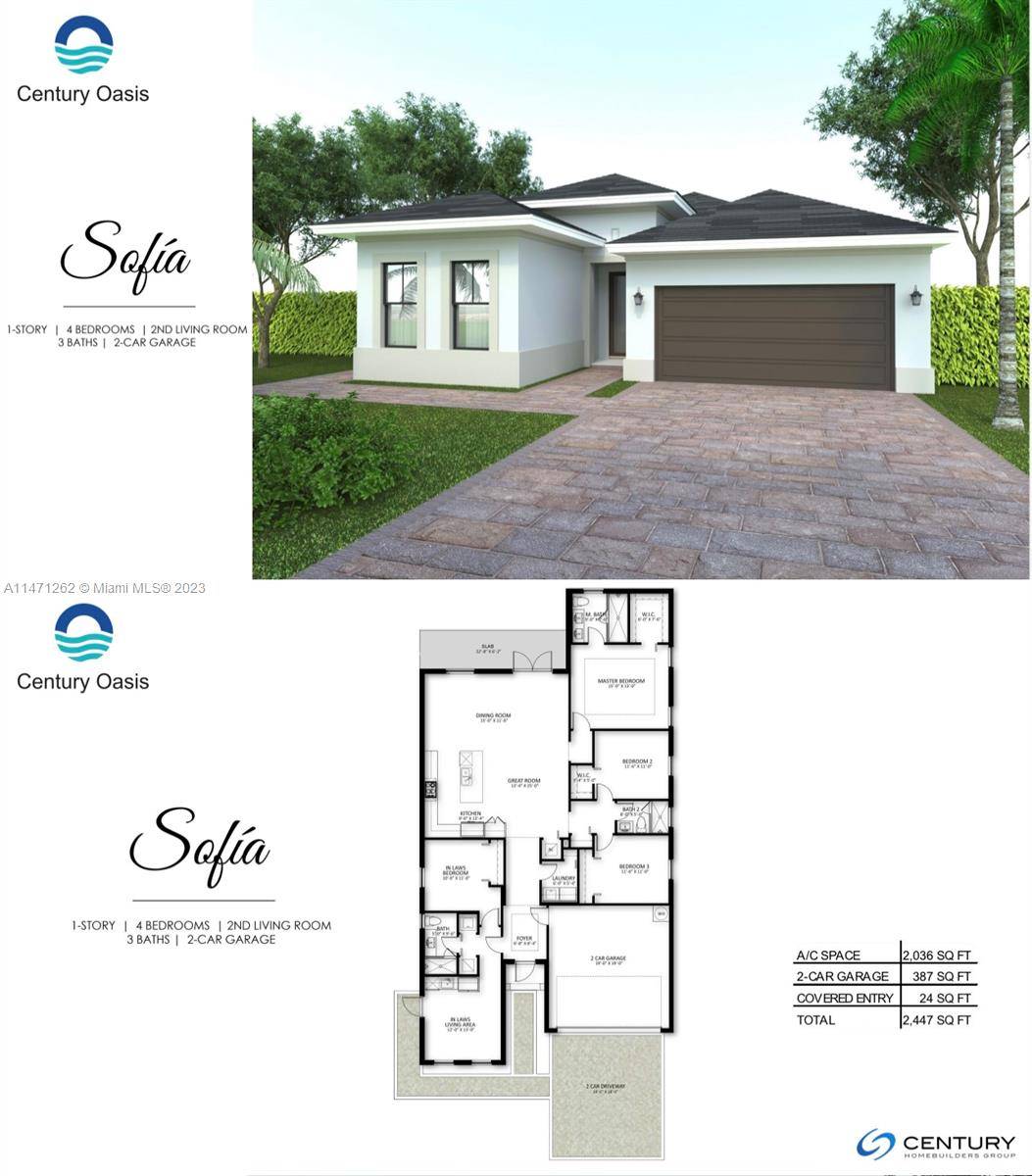 UNDER CONSTRUCTION, ONE STORY SINGLE FAMILY HOUSE WITH NO ASSOCIATION OR CDD TAX, 4 BEDROOMS AND 3 BSTHROOMS WITH 2 CAR GARAGE IN LAWS QUATER MODEL.