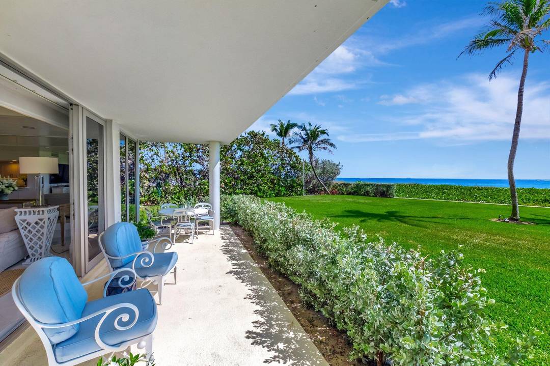 Experience coastal living at its finest in this rarely available first floor corner unit condo, located right on the beach in the heart of Delray.