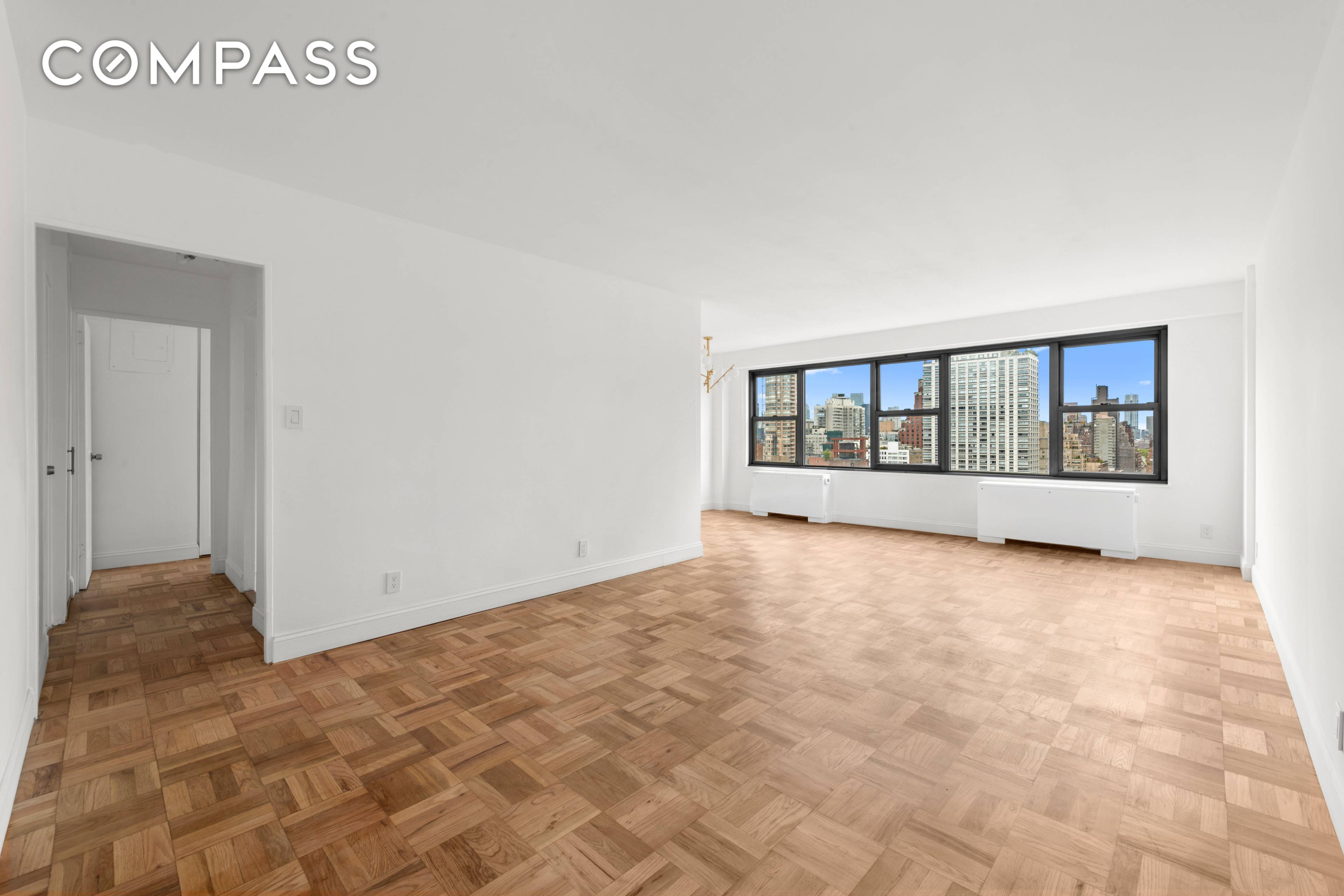 BRAND NEW FULLY RENOVATED TRIPLE MINT SPONSOR UNIT NO BOARD APPROVAL Large Junior 4, 1 Bed, 1 Bath open city views with LOW maintenance that includes all utilities is now ...