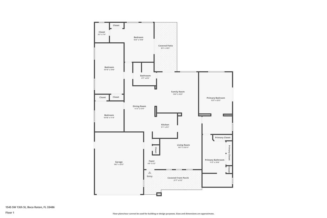 This spacious 4 bedroom, 2 bath residence offers nearly 2, 200 square feet of living space.