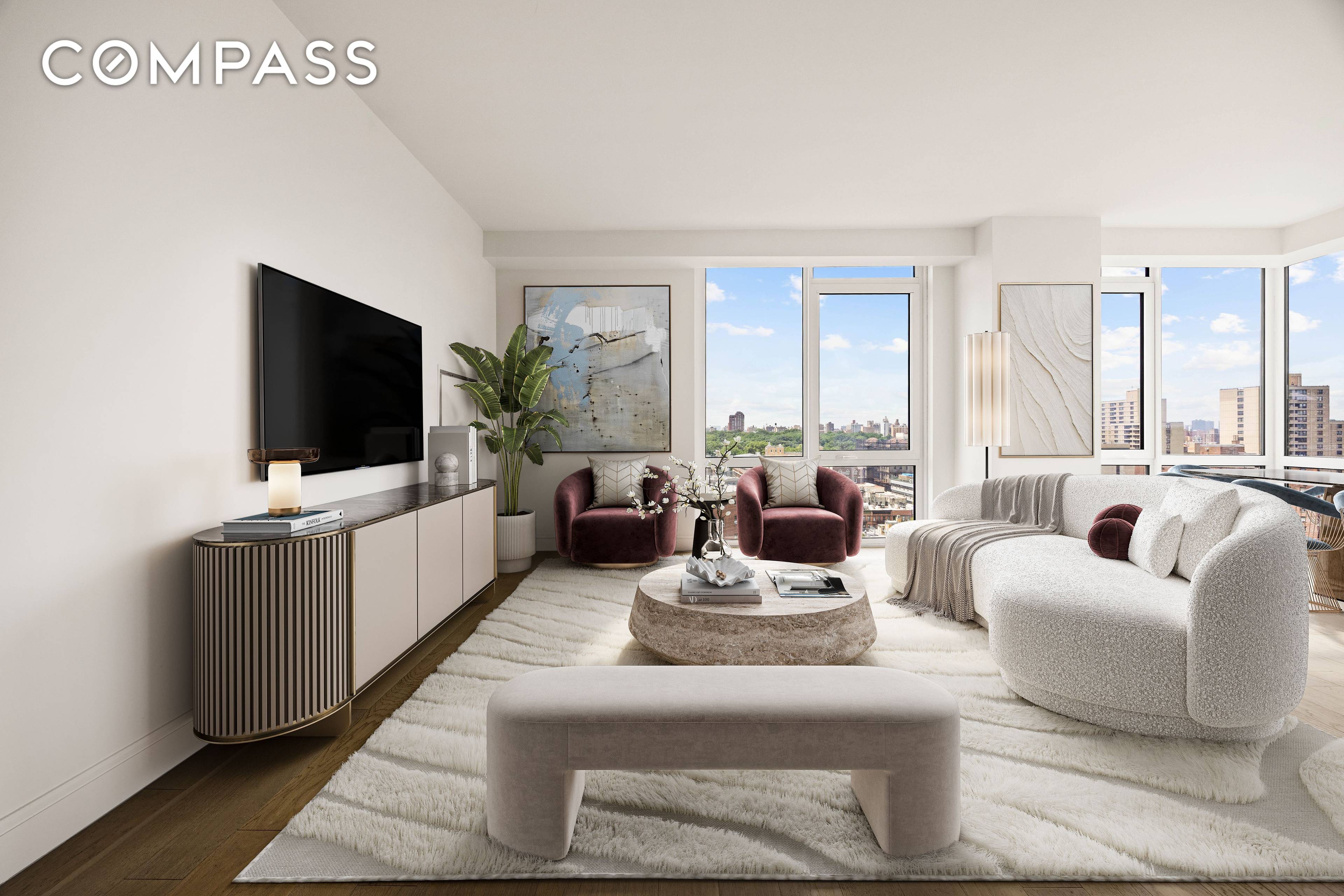 Perched on a high corner Residence 19B at 1399 Park Avenue is a sun drenched three bedroom, three bathroom home offering sweeping Central Park and open city views through floor ...