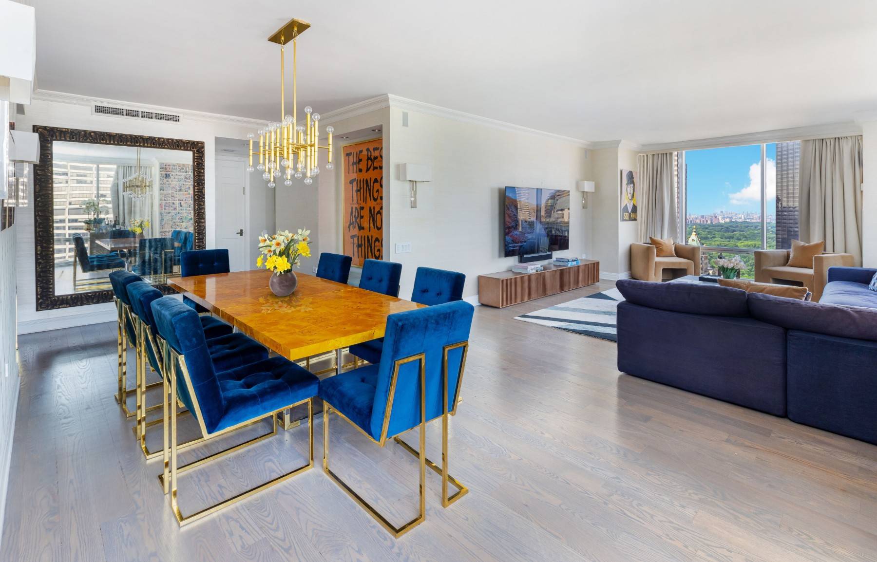 Indulge in the epitome of luxury living at the prestigious Olympic Tower, overlooking Central Park, where sophistication meets opulence on the thirty sixth floor in this coveted corner unit.