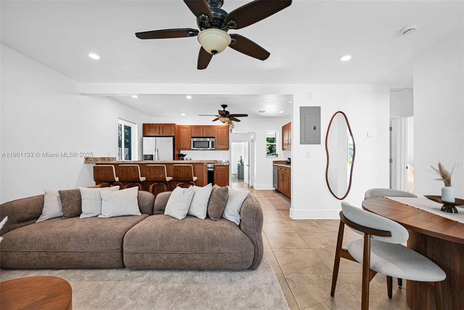 Fully furnished and Airbnb approved 3 bed, 2 bath home with a large private pool in the heart of Fort Lauderdale !