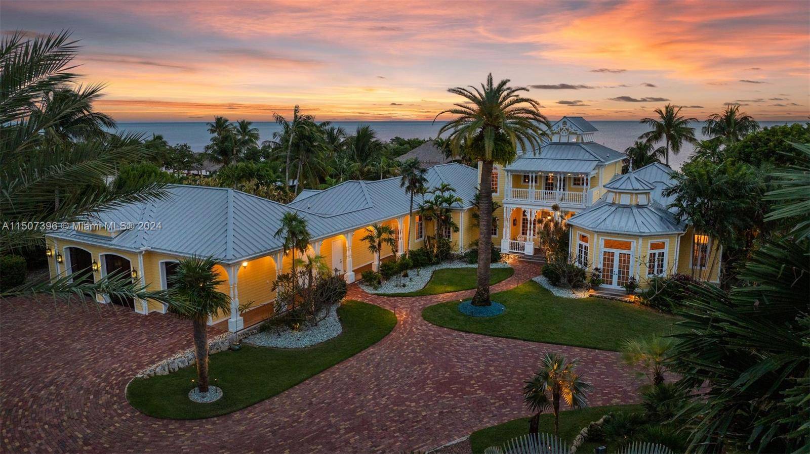 Experience Caribbean island luxury on this five acre oceanfront estate while remaining connected to the mainland.