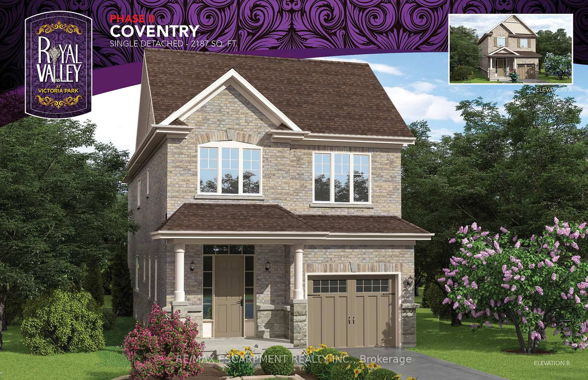 Brand New Pre Construction Single Family Home in sought after south end Guelph in the appealing Royal Valley community.