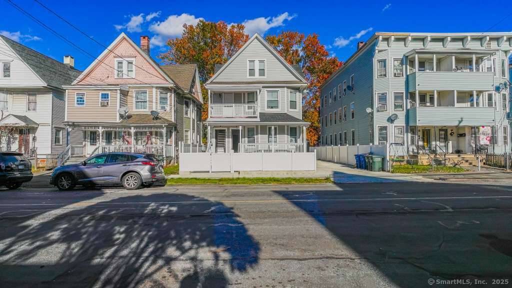 Spacious 2 family fully renovated, The first floor offers 3 bedrooms and 1 baths, while the second and third floors combine for 4 Bedrooms and 2 bathrooms.