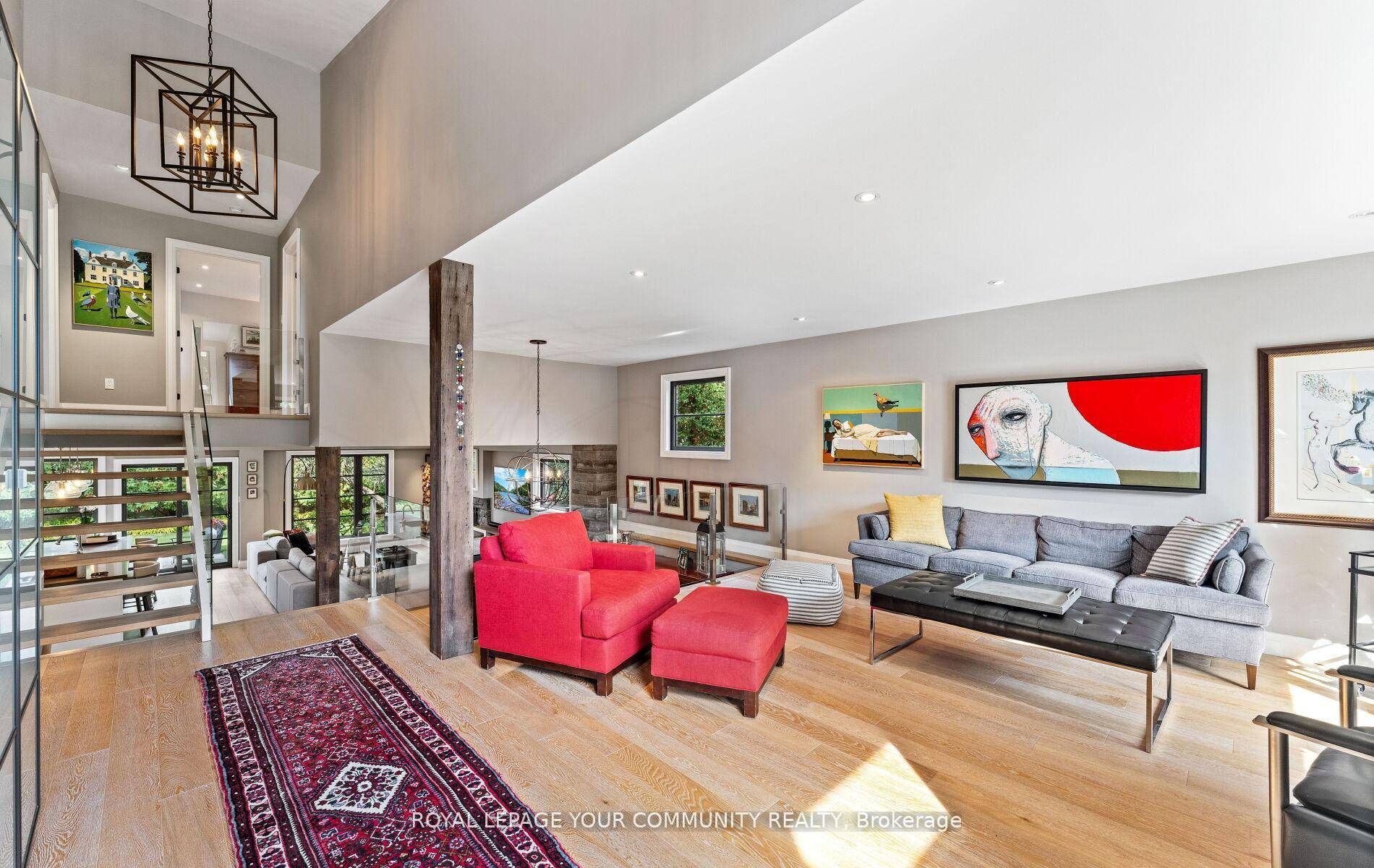 This Modern Backsplit is Tucked away on a quiet street.