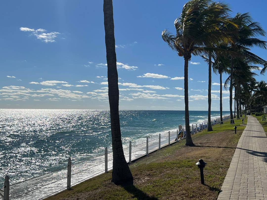 Beautiful first floor 3 bedroom, 3 bathroom condo on the ocean awaits you.