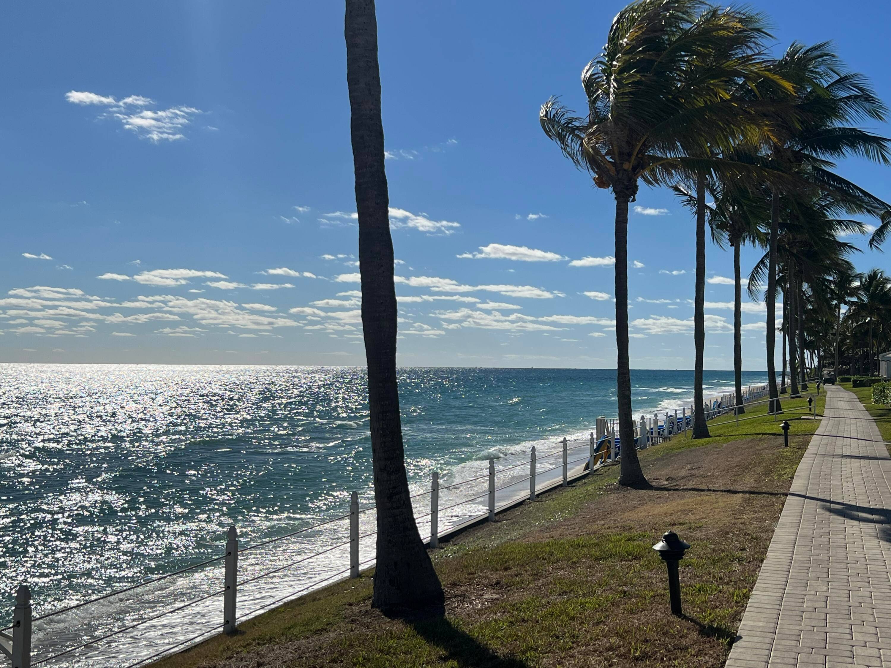 Beautiful first floor 3 bedroom, 3 bathroom condo on the ocean awaits you.