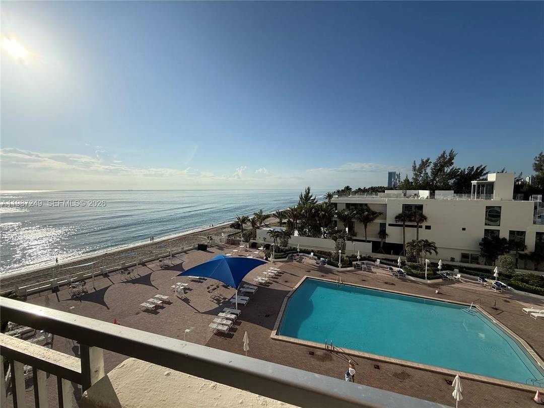 Welcome to paradise. Stunning oceanfront 2BR 2BA with unobstructed views of the ocean, pool, and Golden Beach estates.