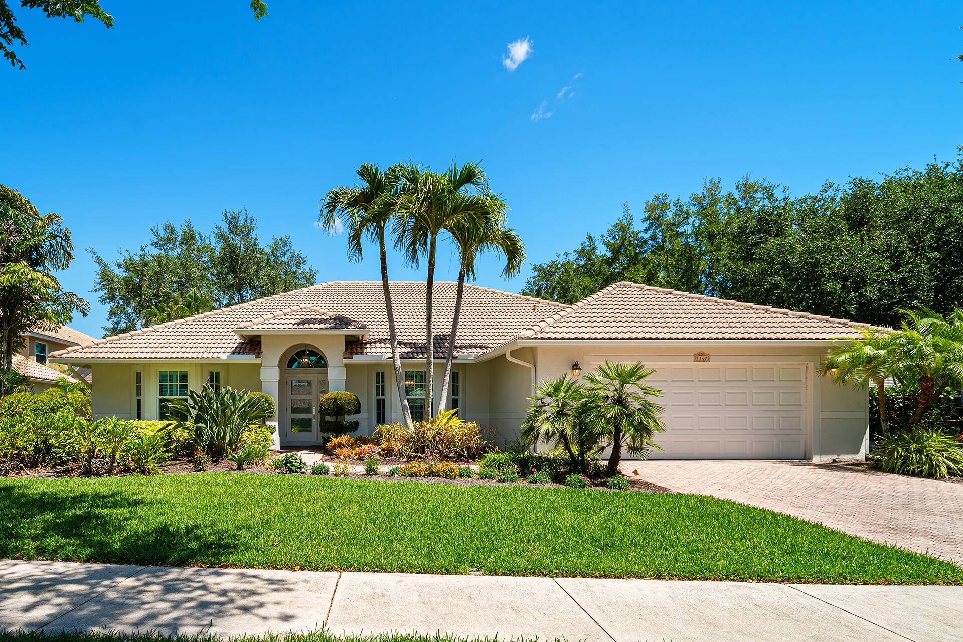 Turn Key spacious home with vaulted ceilings, new impact windows, door, and slider in 2022, Newly painted interior exterior in 2024, new floors in 3 bedrooms in 2024, new central ...