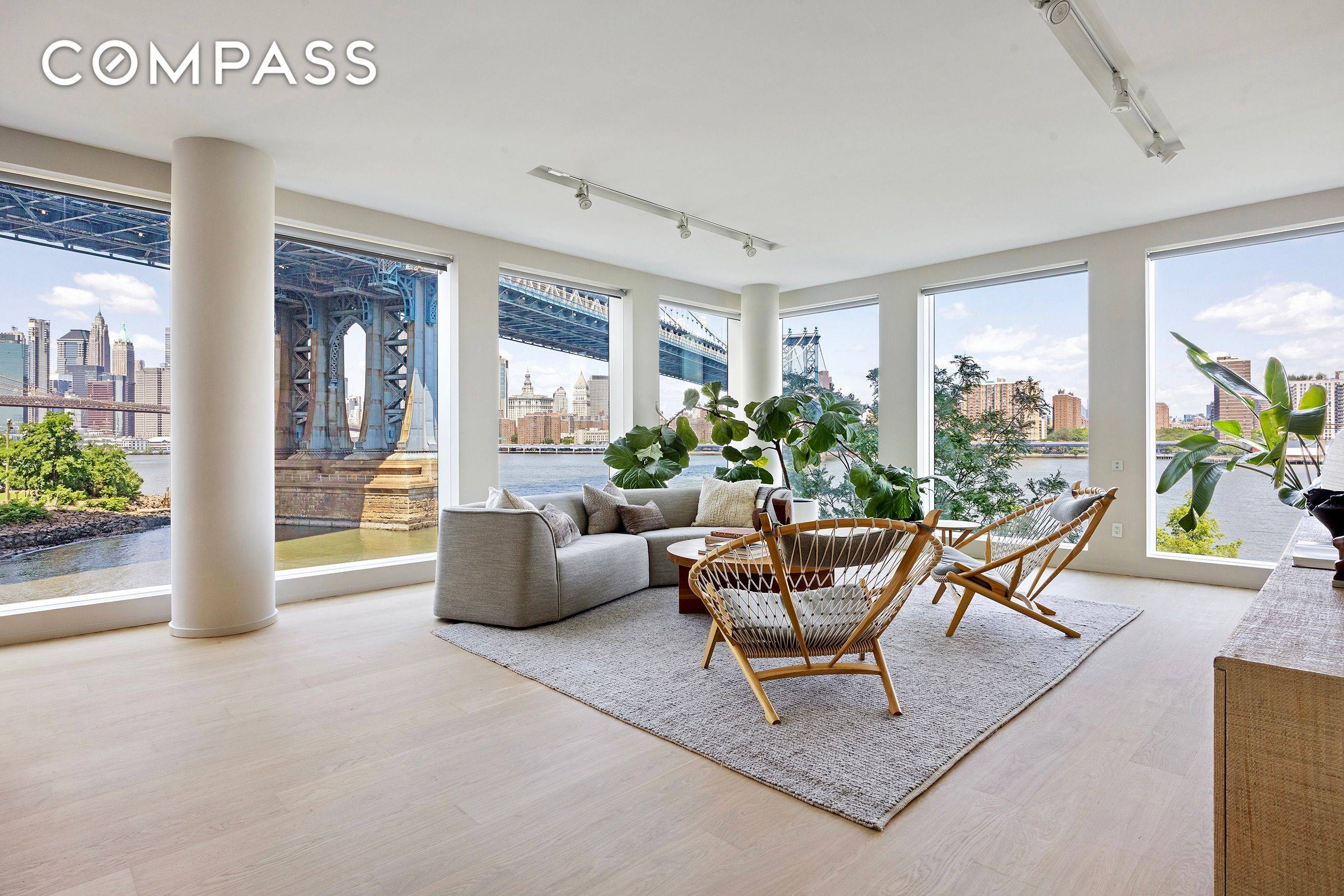 Experience luxury living at its finest in this stunning waterfront condo nestled in the vibrant DUMBO neighborhood.