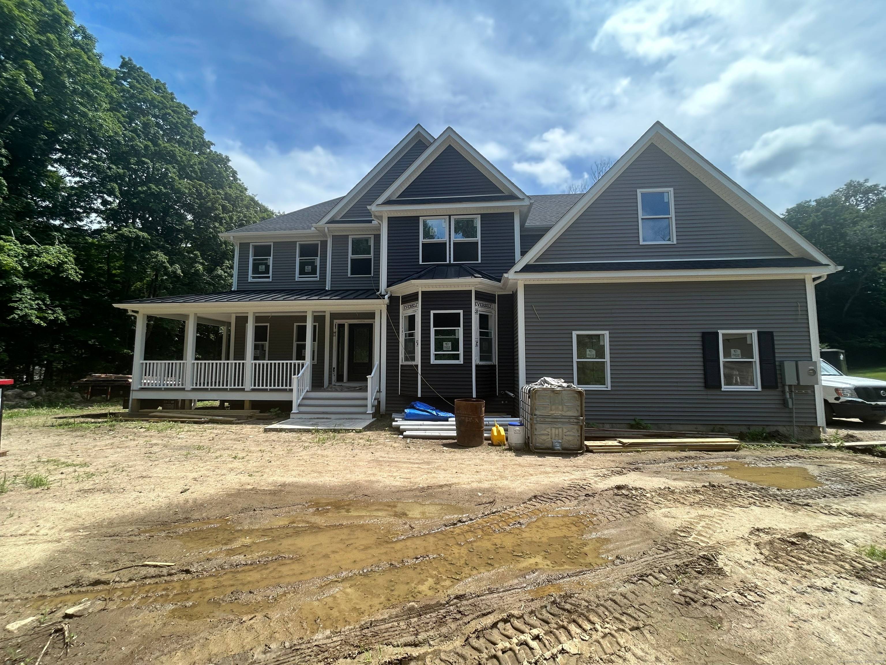 Classic 4 bedroom, 2 and a half bath home nearing completion.