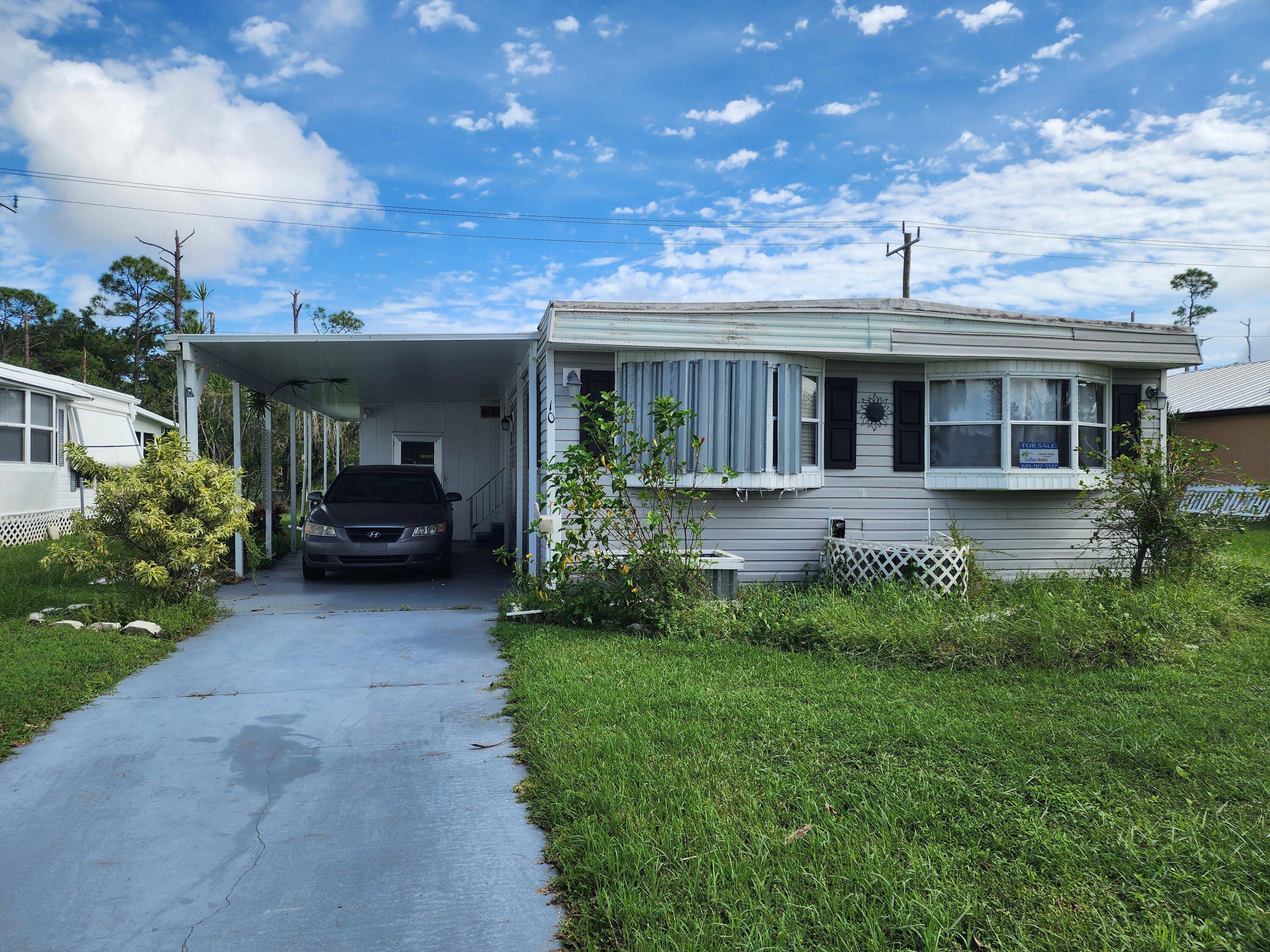 Nestled in the heart of the 55 community of Spanish Lakes One, this charming manufactured home offers prime location in a cul de sac tucked away in the back of ...