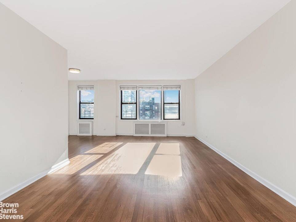 This beautifully updated, spacious, top floor corner 2 bedroom cooperative with three exposures and an alcove featuring its own window that can function as a third bonus room offers abundant ...