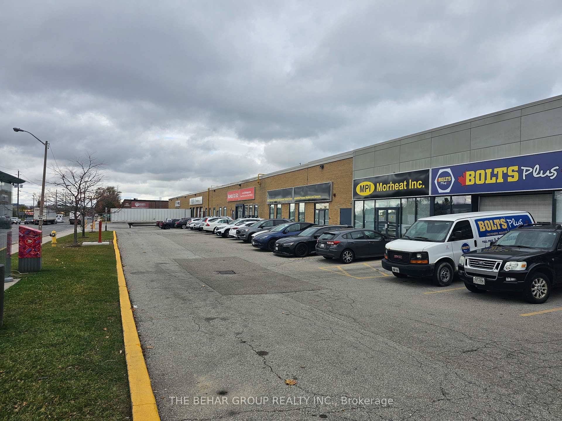 Industrial showroom space available for sublease.