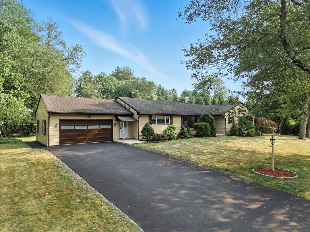 Tucked away on a quiet, tree lined road and surrounded by mature evergreens, this beautifully maintained Ranch offers over an acre of privacy and more than 1, 700 square feet ...