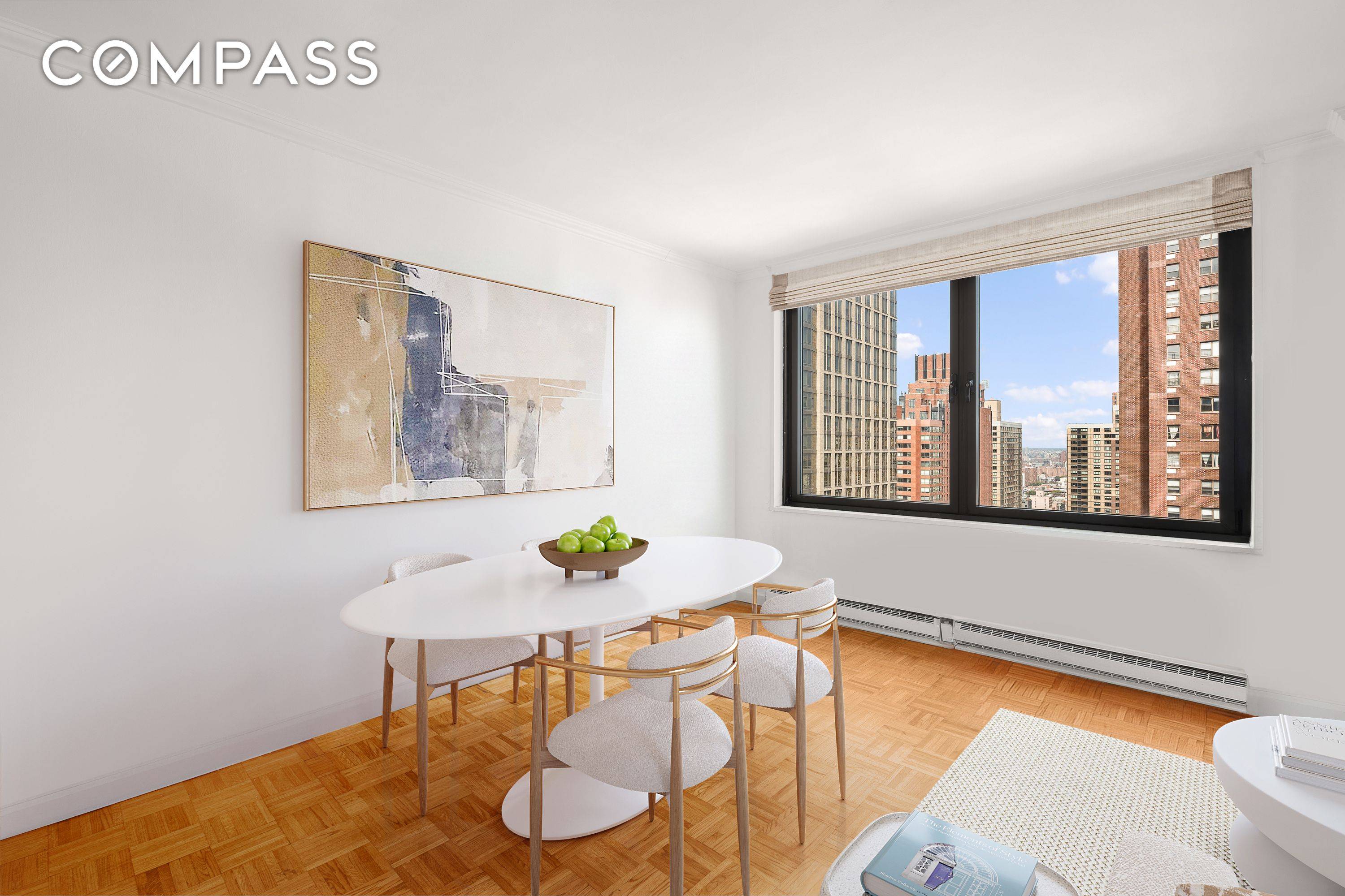 Welcome to Residence 28K at 1641 Third Avenue, a high floor, sun filled two bedroom, two bathroom corner home offering sweeping river and city views from every room.