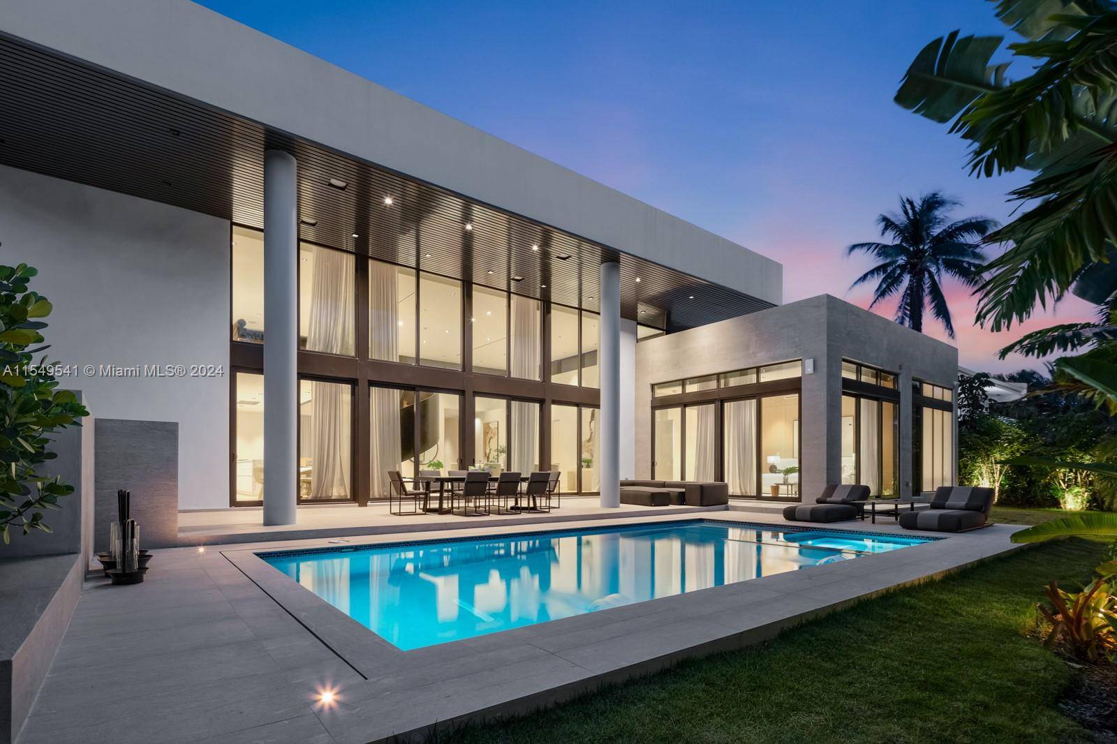 Brand new construction modern masterpiece in the exclusive enclave of Golden Beach.