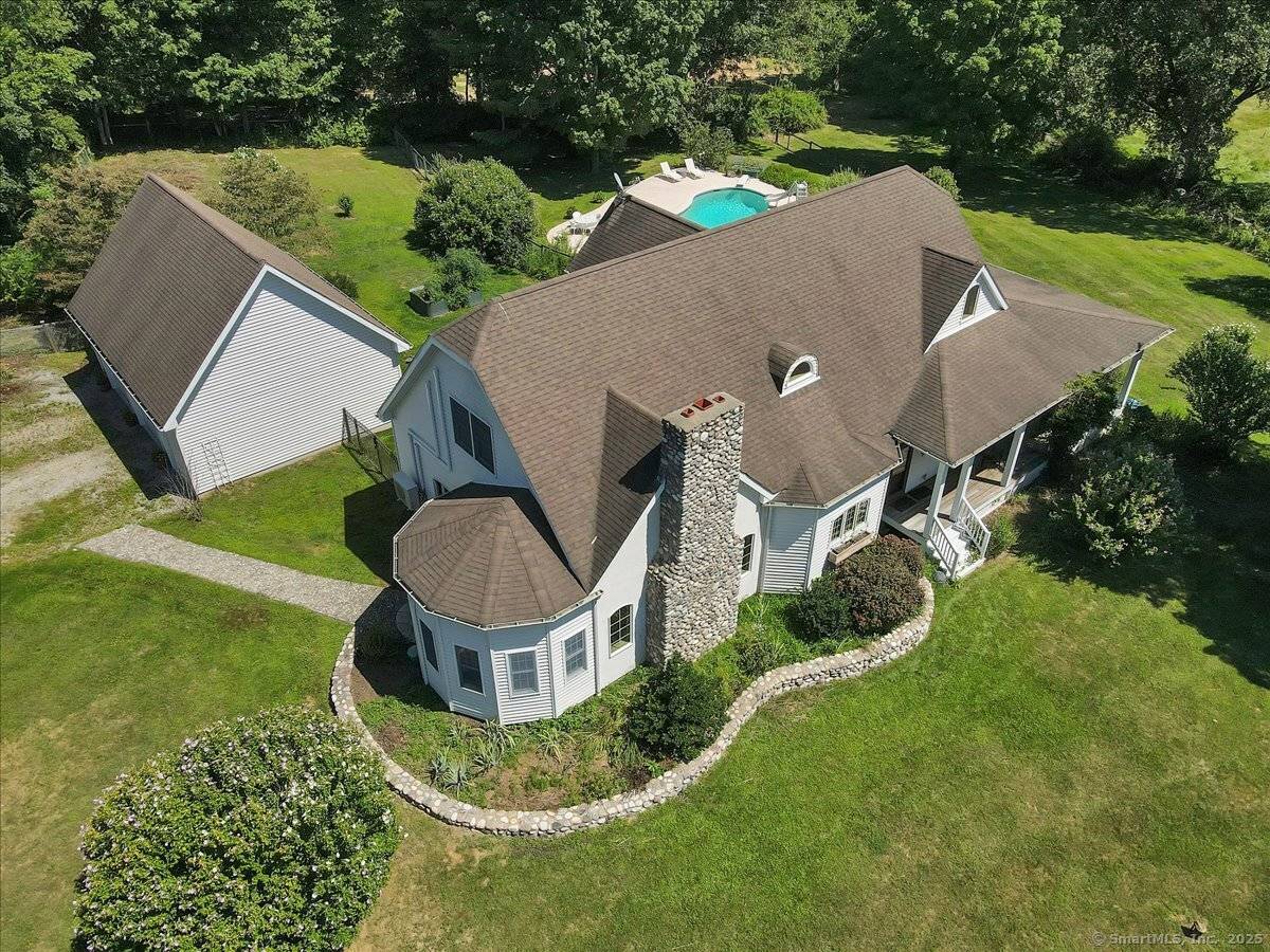 Do not miss out on this spectacular French country home situated on 2 parklike acres with beautiful landscaping that included flowering trees.