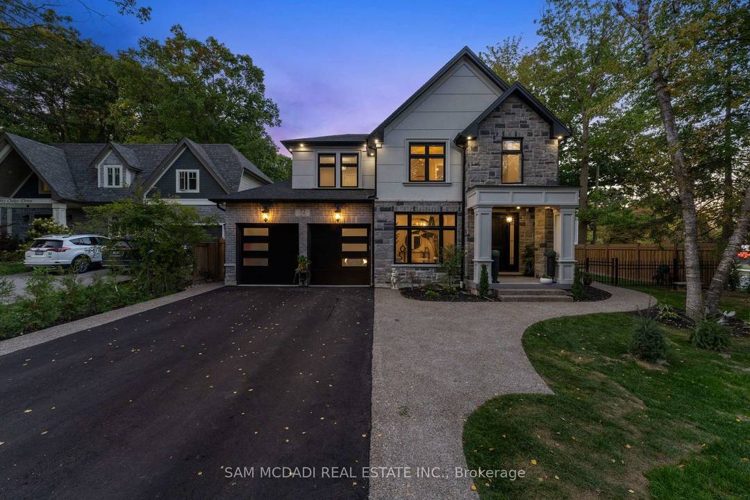 Discover this custom built masterpiece in prestigious Mineola on a premium 75 x 100 ft corner lot with a walk out basement.