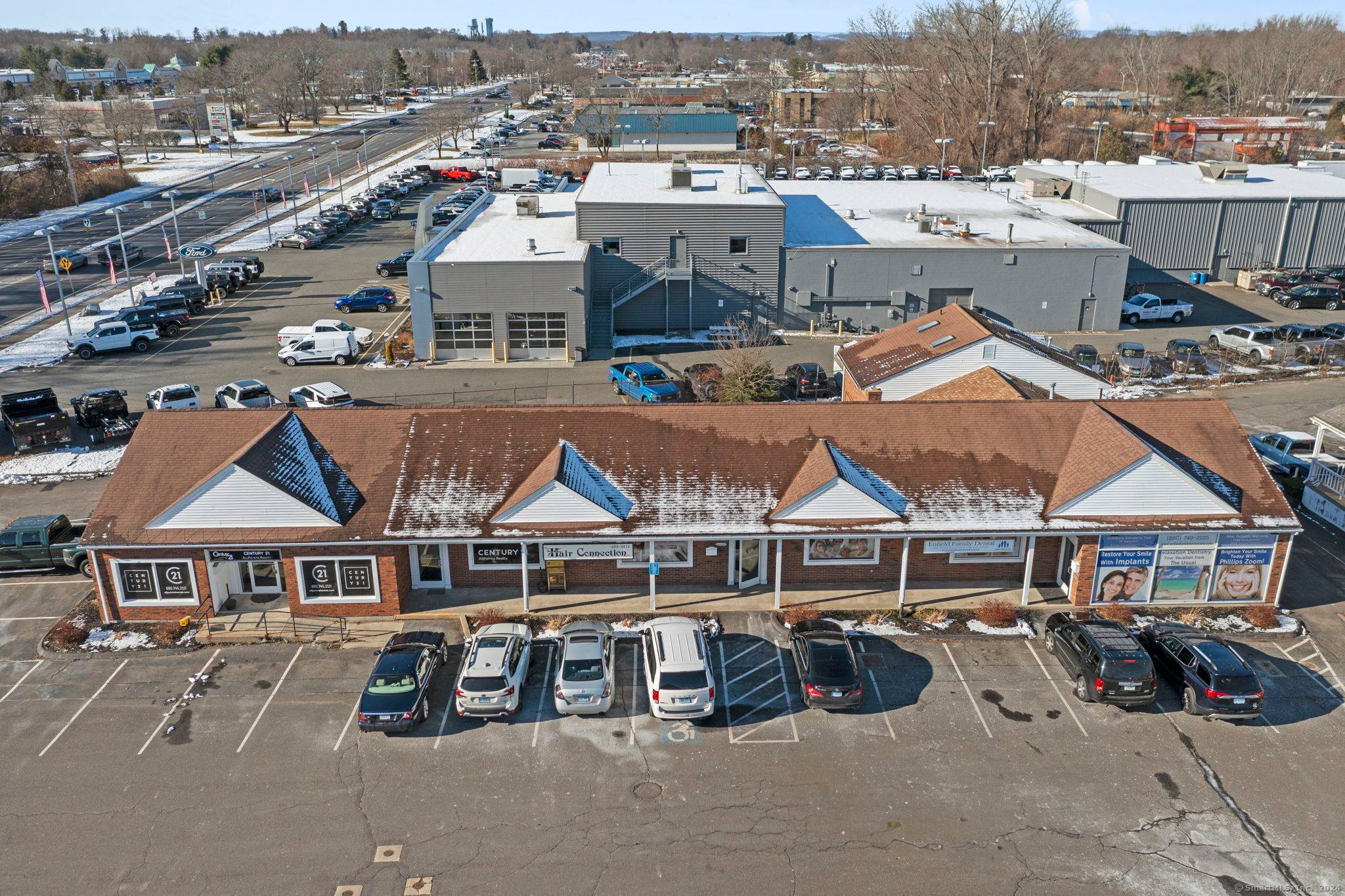 Located in Enfield, the Gateway to the Hartford Springfield interstate region, this exceptional commercial property offers a rare opportunity for investors.
