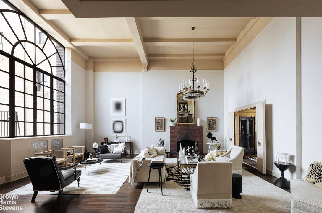 Bring your architect to this extraordinarily grand artist loft and be a part of the landmarked West 67th Street Historic Artist's District.