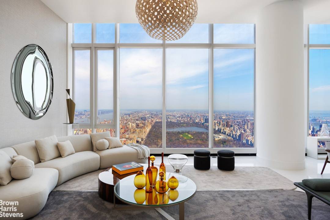 UNOBSTRUCTED views and EXTRA high ceilings.