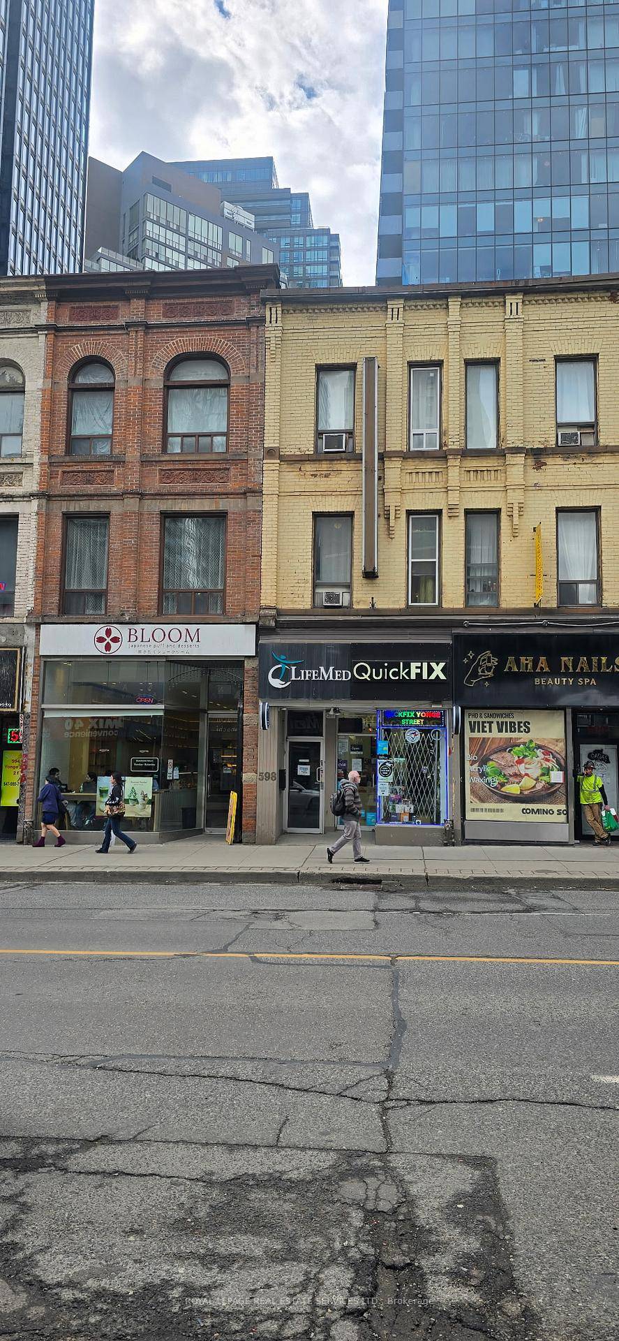 Located in the heart of Yonge Street just south of Bloor, this prime commercial property presents an exceptional investment, Future potential for Condo apartment building adjacent to Wesley Condo apartment ...