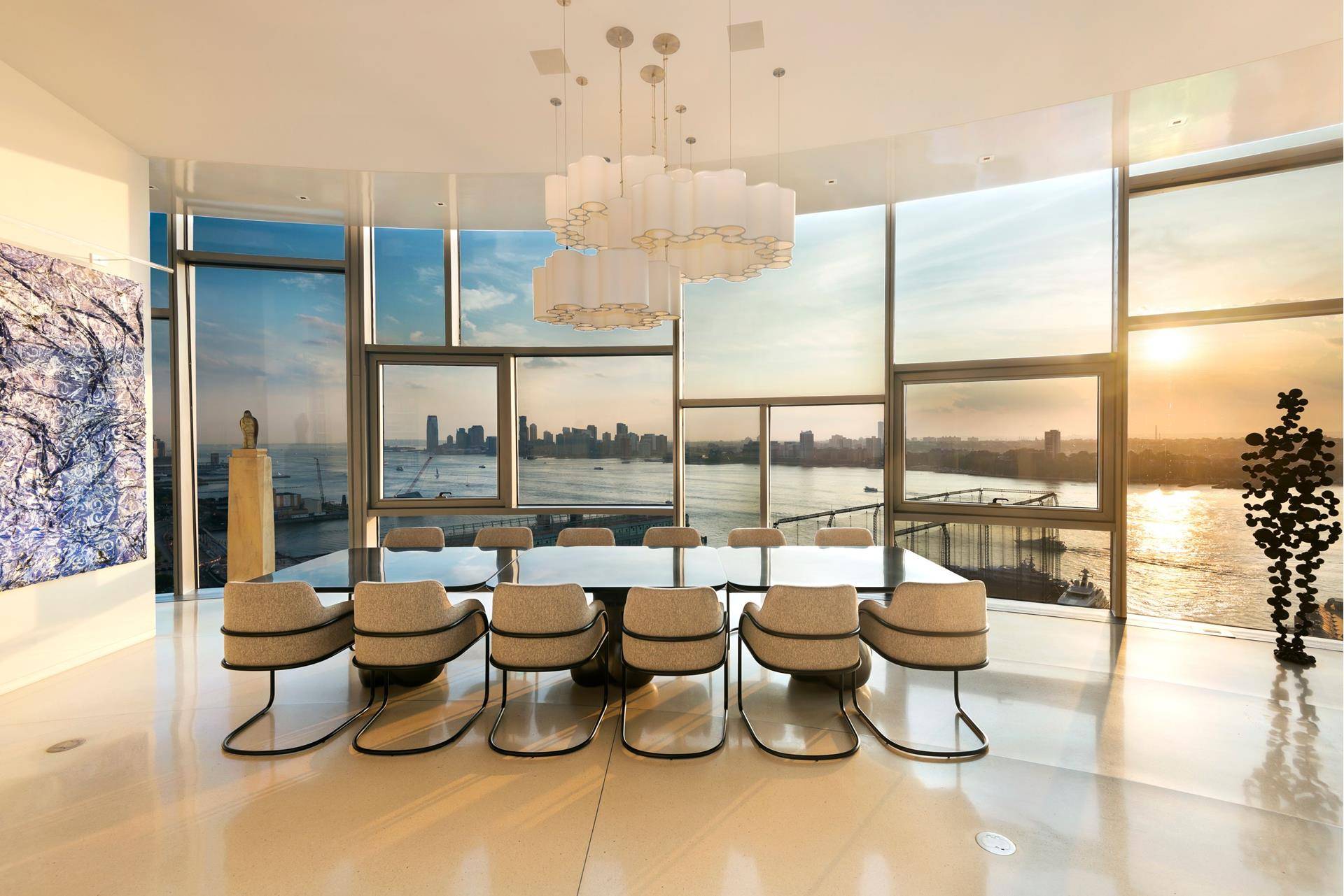 Perched at the top of the Pritzker Prize Winner Jean Nouvel's West Chelsea masterpiece, this exceptional penthouse has been fully and masterfully reimagined by Workshop APD.