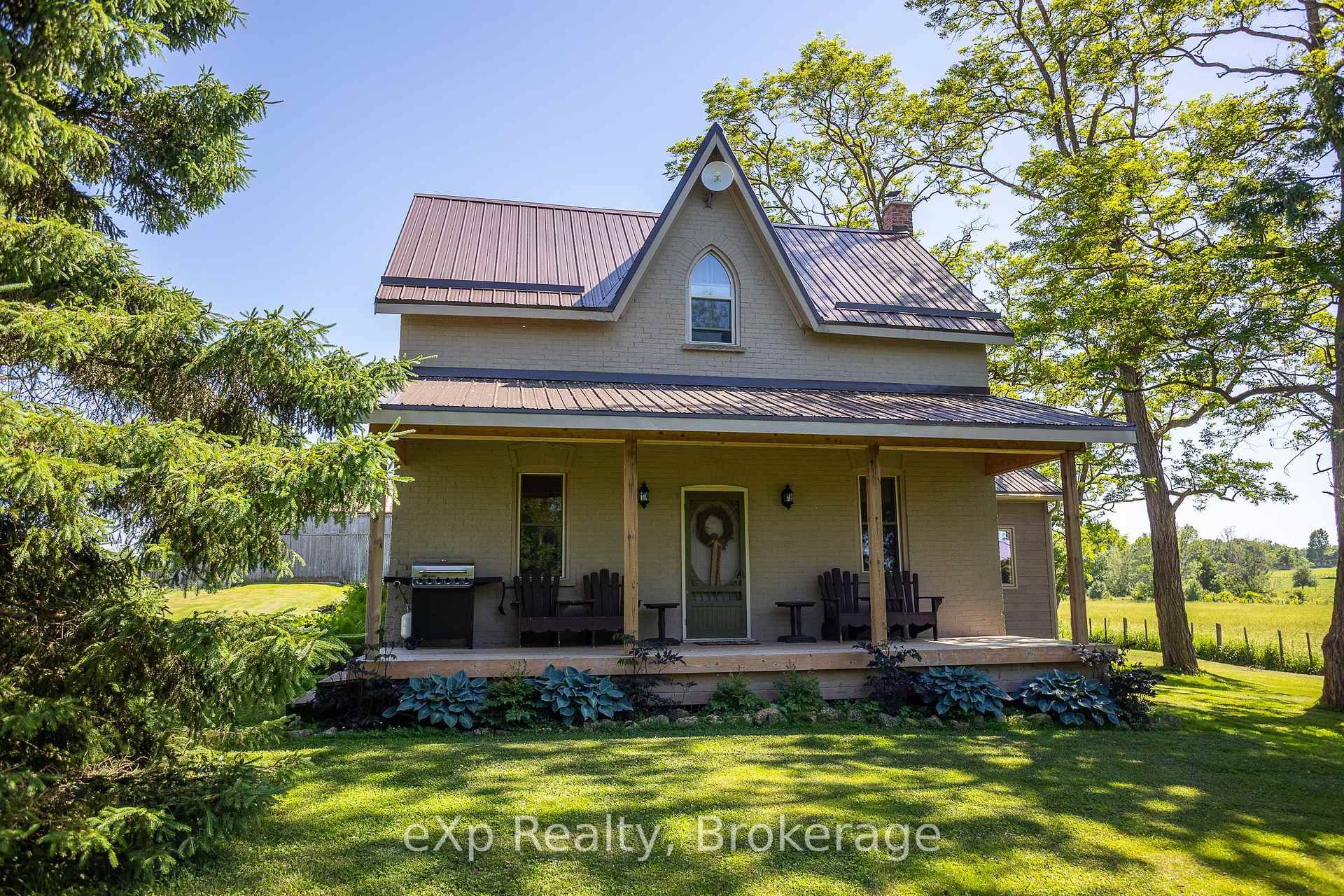 This 50 acre farm offers a beautifully renovated Ontario farmhouse with thoughtful updates throughout.