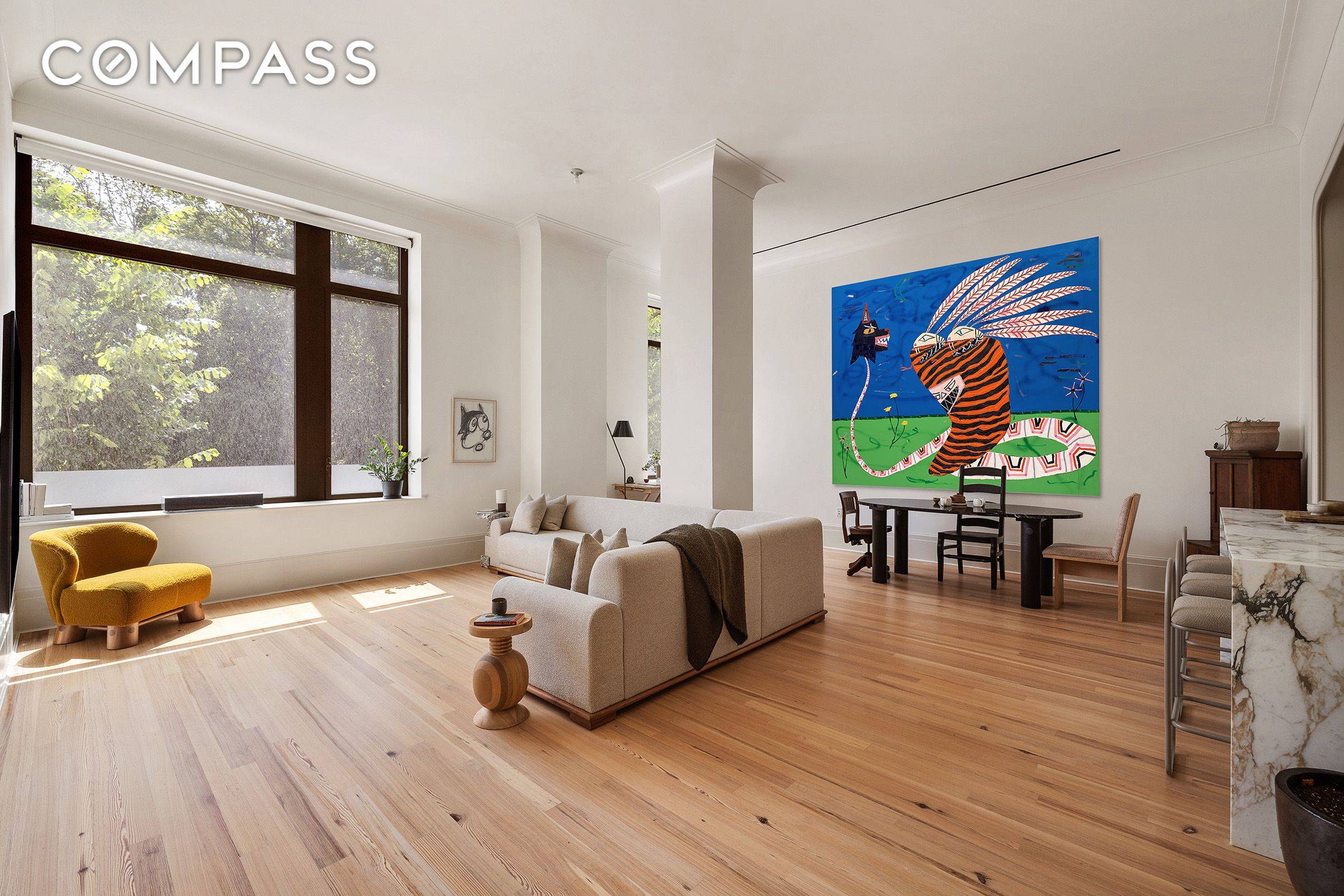 Introducing Residence 2A, a 1, 556 square foot potential 3 bedroom 2 bath home overlooking the majestic trees of Prospect Park.