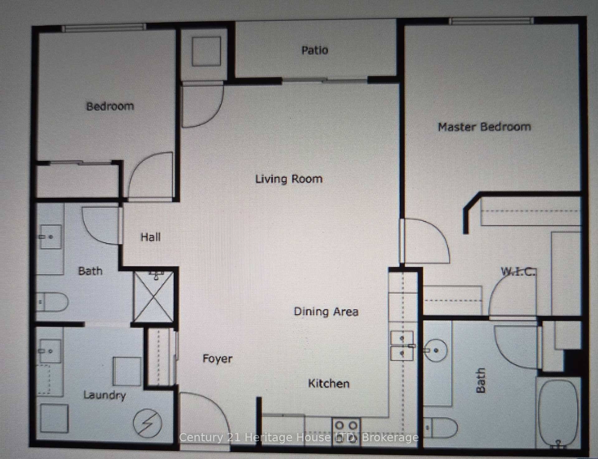 Top Floor 2 Bed, 2 Bath Condo in Downtown St.