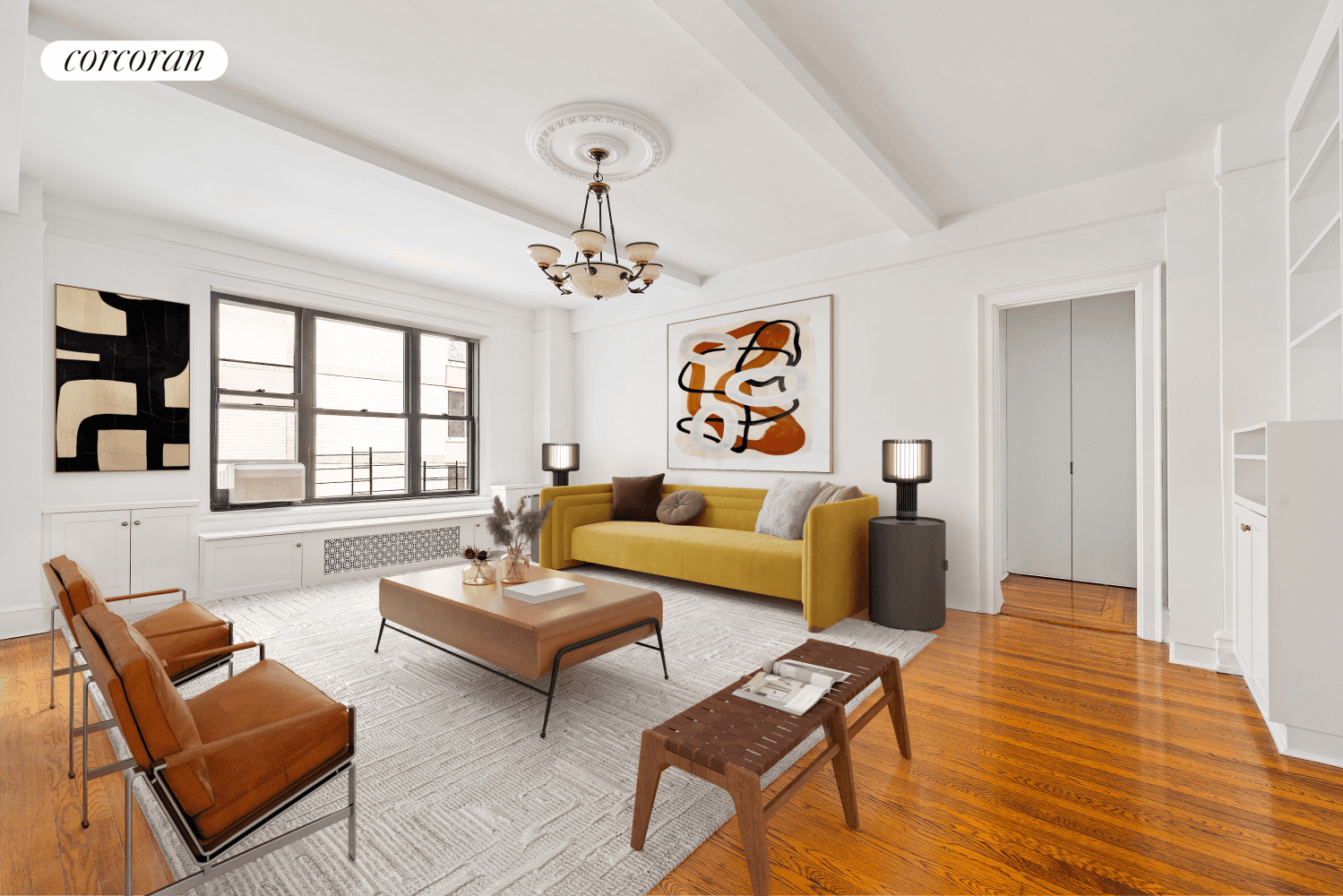 150 WEST 55TH STREET APARTMENT 6DE PRIME MIDTOWN WEST AREAPRE WAR GREAT MILLWORK QUIET EAT IN KITCHEN CUSTOM BUILT INSThis is a tremendous opportunity to own this expansive split 3 ...