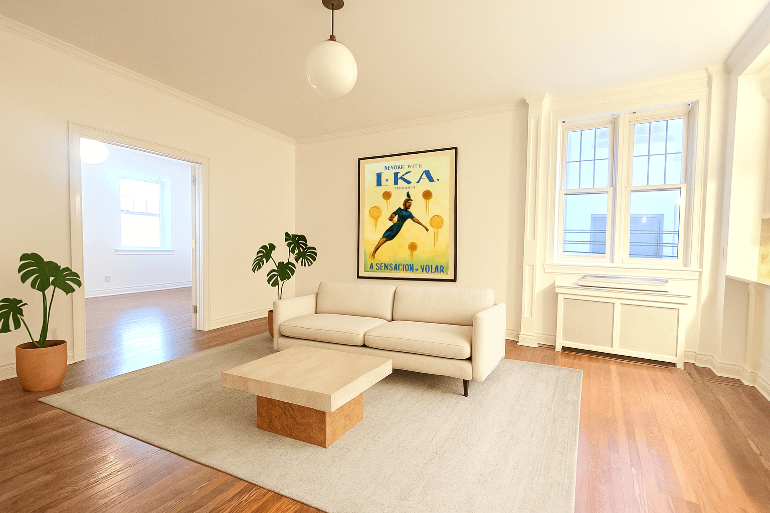 Our thoughts.... Bright and spacious two bedroom home in the heart of Greenpoint.
