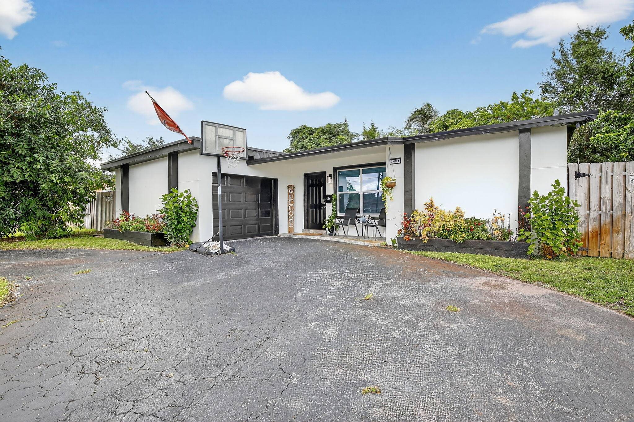 Beautifully updated 3BR 2BA No HOA, single family home with flex space and 1 car garage.