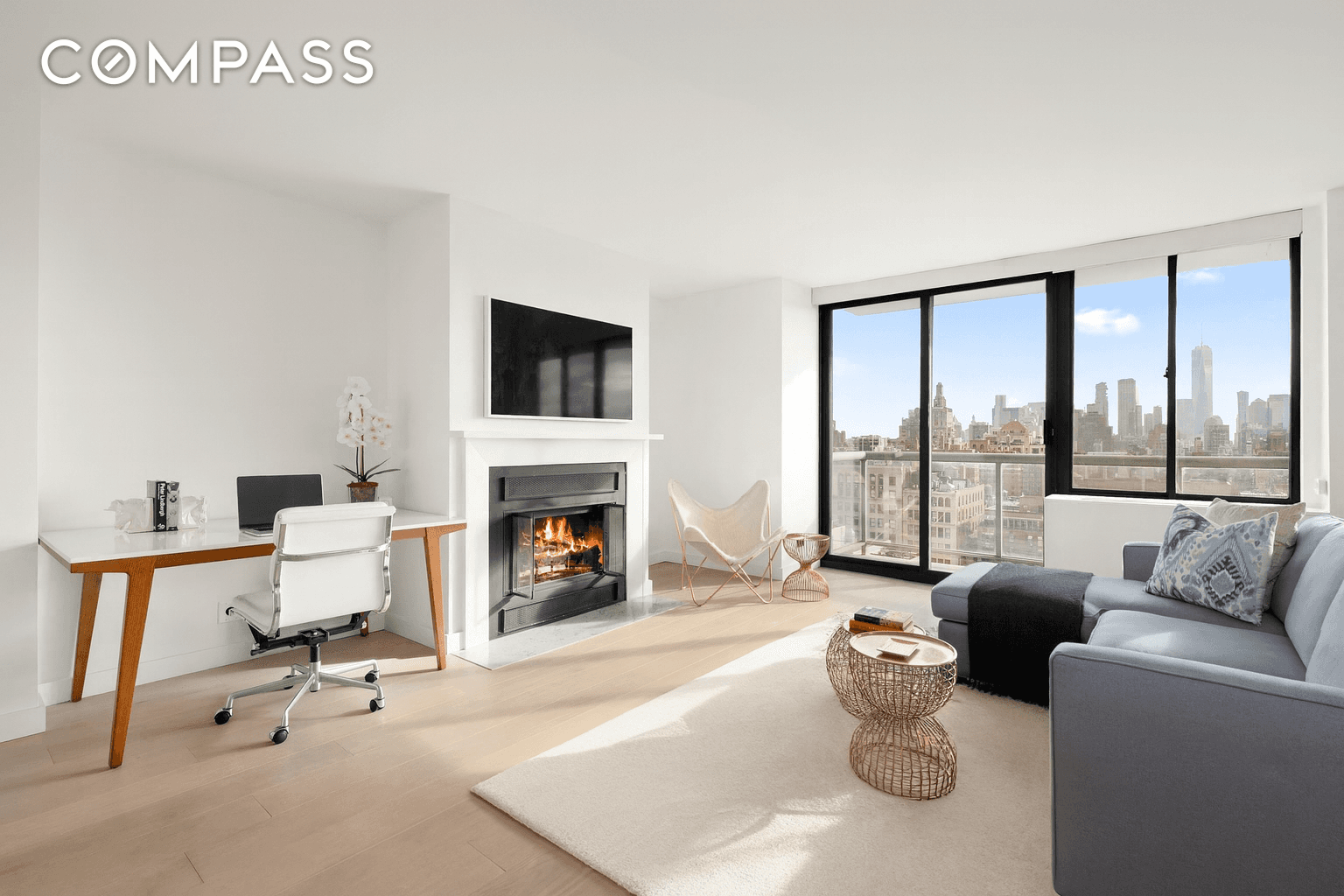 First Showing Sunday October 12th Open House 2 4PM By Appointment Only Perched way up on the 19th floor, this mint condition, stunning two bedroom, two full bathroom condominium with ...