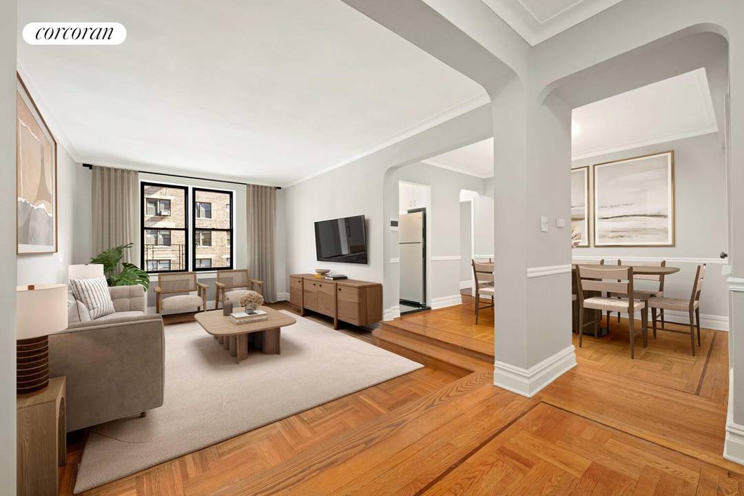 THE LILIEN'S CROWN JEWEL AT 300 WEST 72ND STREET Apartment 6D is a rare corner unit perched on the top floor of H.