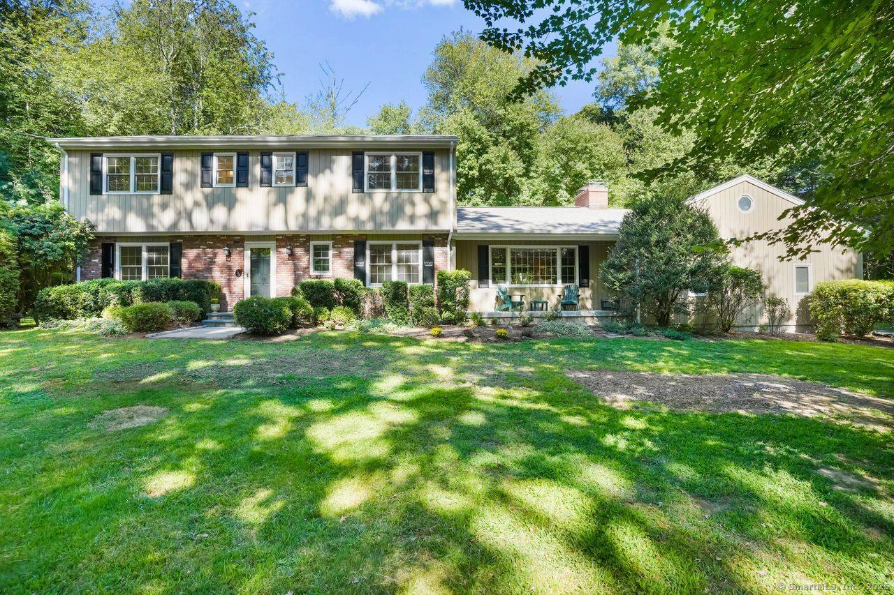 Classic four bedroom, 2. 5 bath colonial strikes a rare balance, offering turnkey charm, space and modern updates on a superb manicured acre all within one of Fairfield's most coveted ...