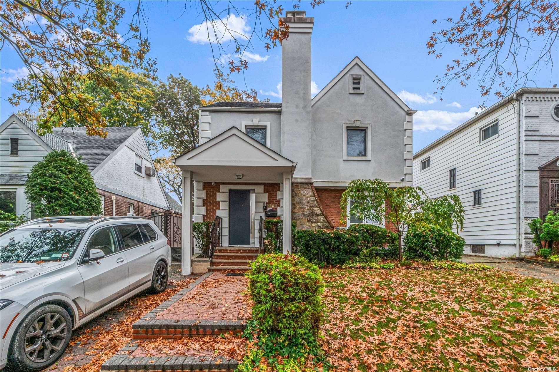 Welcome to this Magnificent and Extended detached brick upscale completely renovated 2021 top to bottom colonial house in the heart of Jamaica Estates.