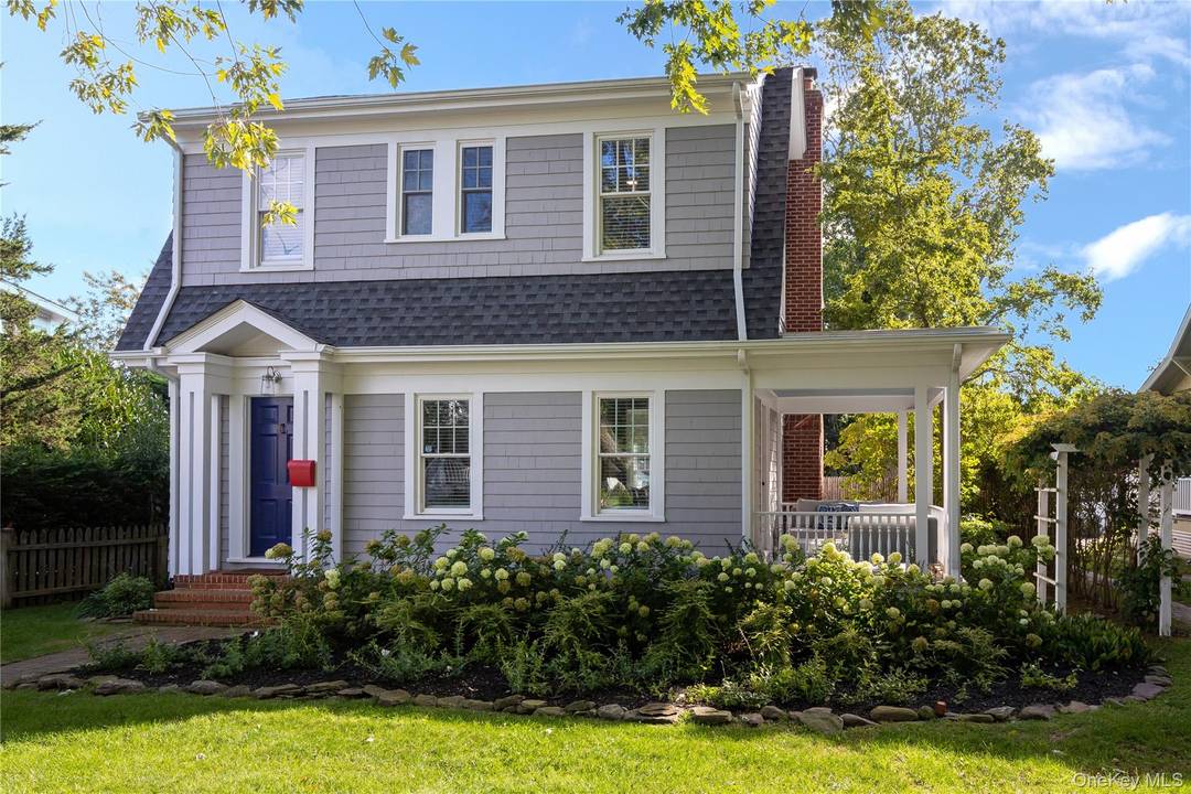 Available furnished, this recently renovated Greenport Village house in prized West Dublin neighborhood one block to three beaches and just short walk to town and the jitney !