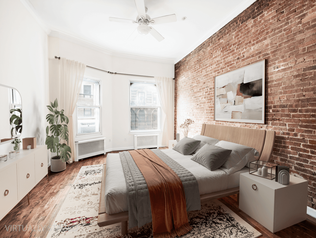 Unique, charm filled duplex penthouse in a boutique prewar condominium, perfect for an artist or writer.