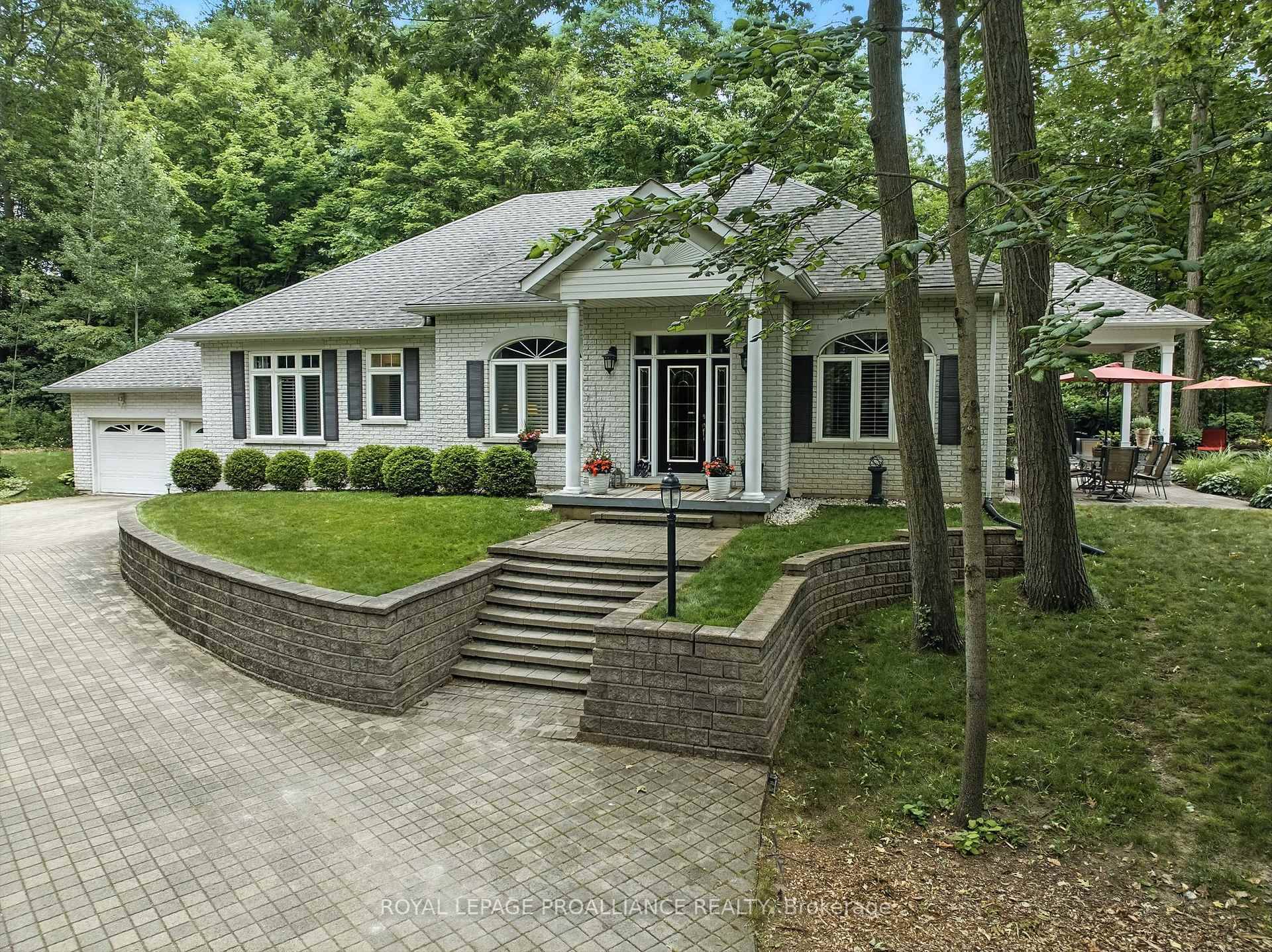 Hidden away on a quiet Court and completely surrounded by mature trees, this beautiful country property offers privacy, tranquility, and the convenience of being just 5 to 10 minutes from ...