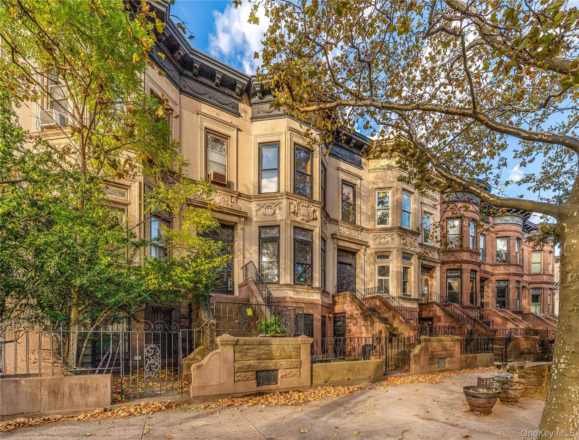 Beautiful distinguished landmark townhouse set on a beautiful tree lined street in the heart of Prospect Lefferts Gardens.