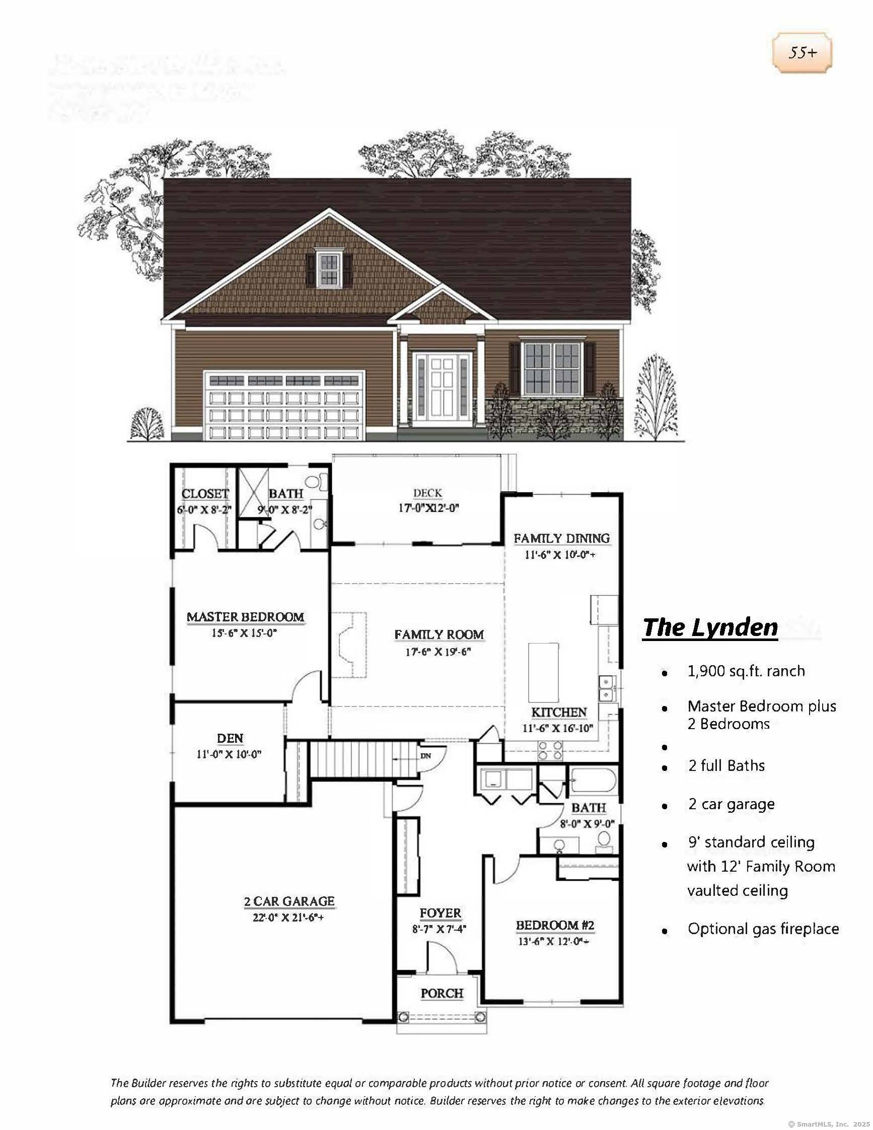 THE LYNDEN model. Introducing the NEW Stonebridge Commons a 55 Planned Unit Development in a convenient relaxing setting located in Enfield, CT.