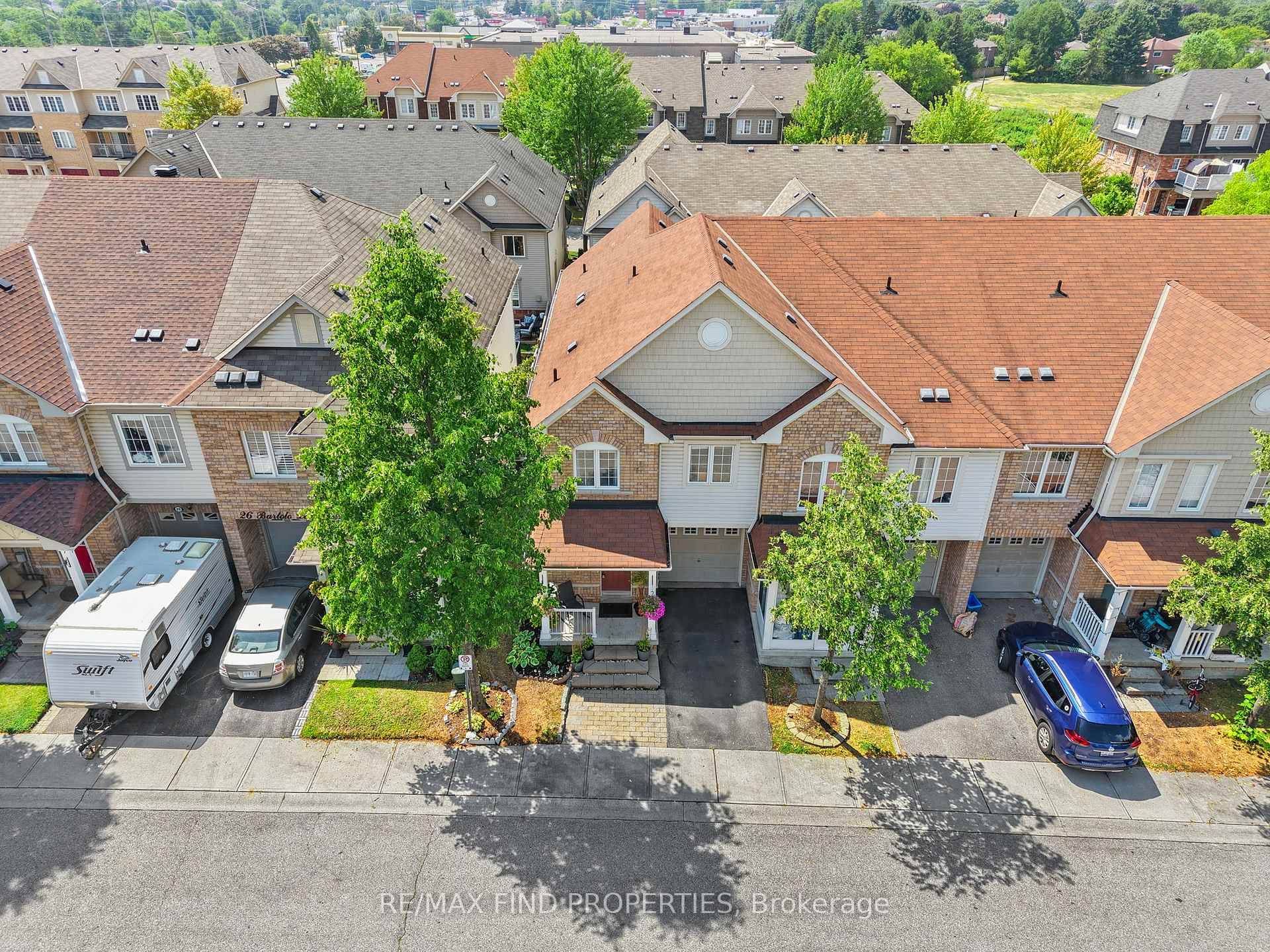 Welcome to 24 Bartolo Lane, a stunning end unit freehold townhome in the heart of Central Ajax, featuring 3 1 spacious bedrooms and 4 bathrooms.